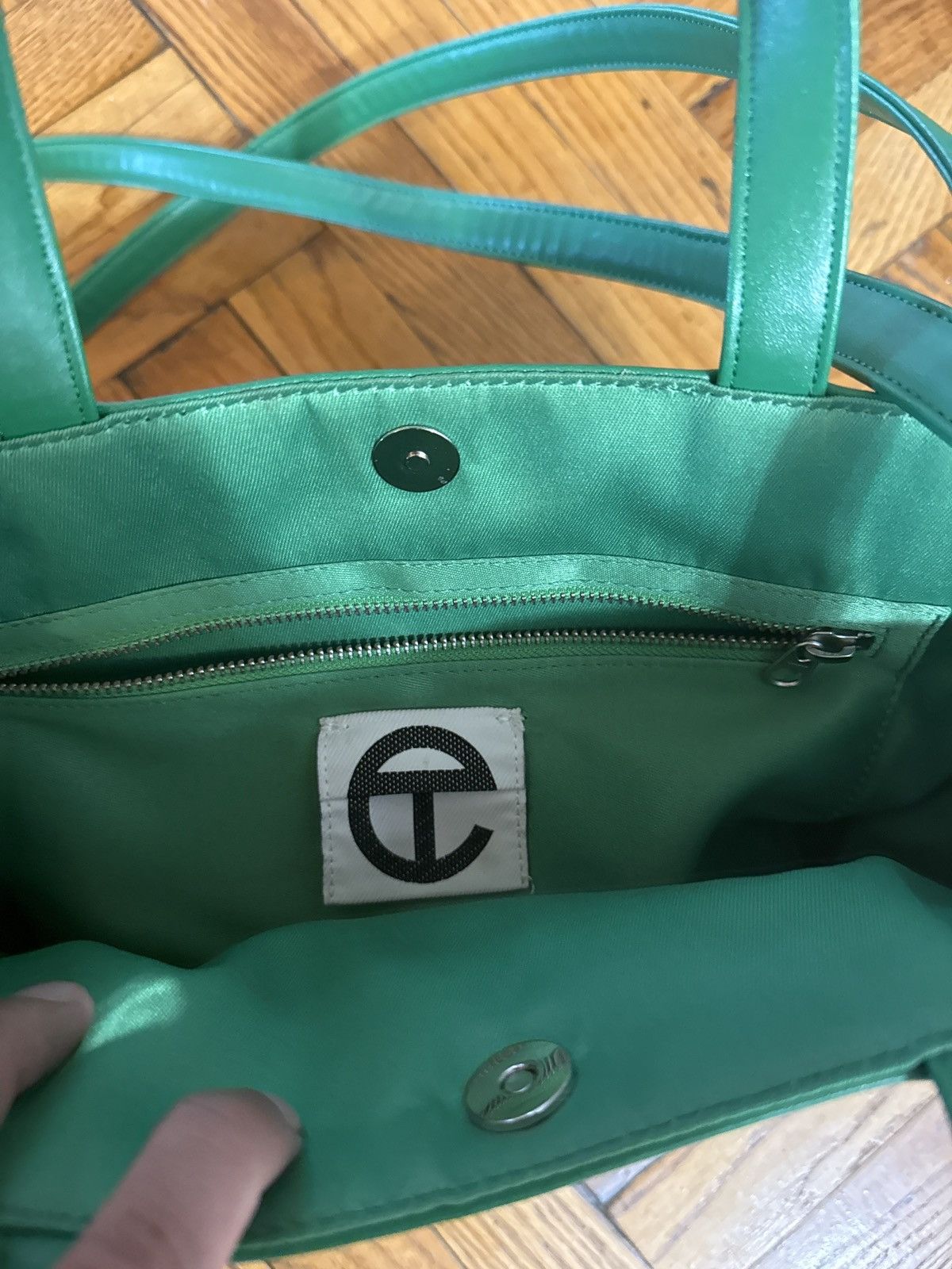 Telfar Telfar Green Medium Bag Size ONE SIZE - 1 Thumbnail