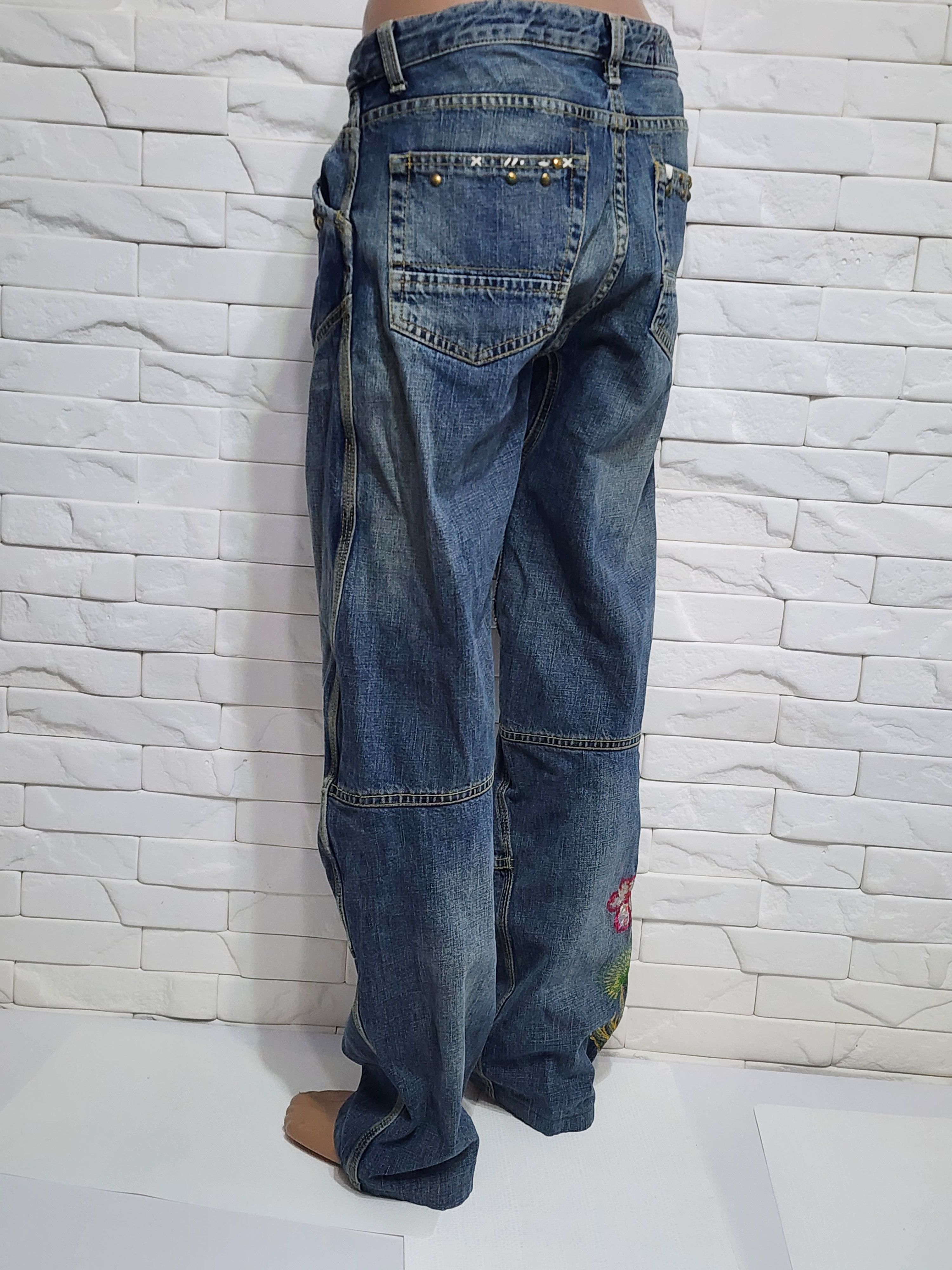 Denim & Co. × Mason's Stylish women's denim pants. Size 32" / US 10 / IT 46 - 6 Thumbnail