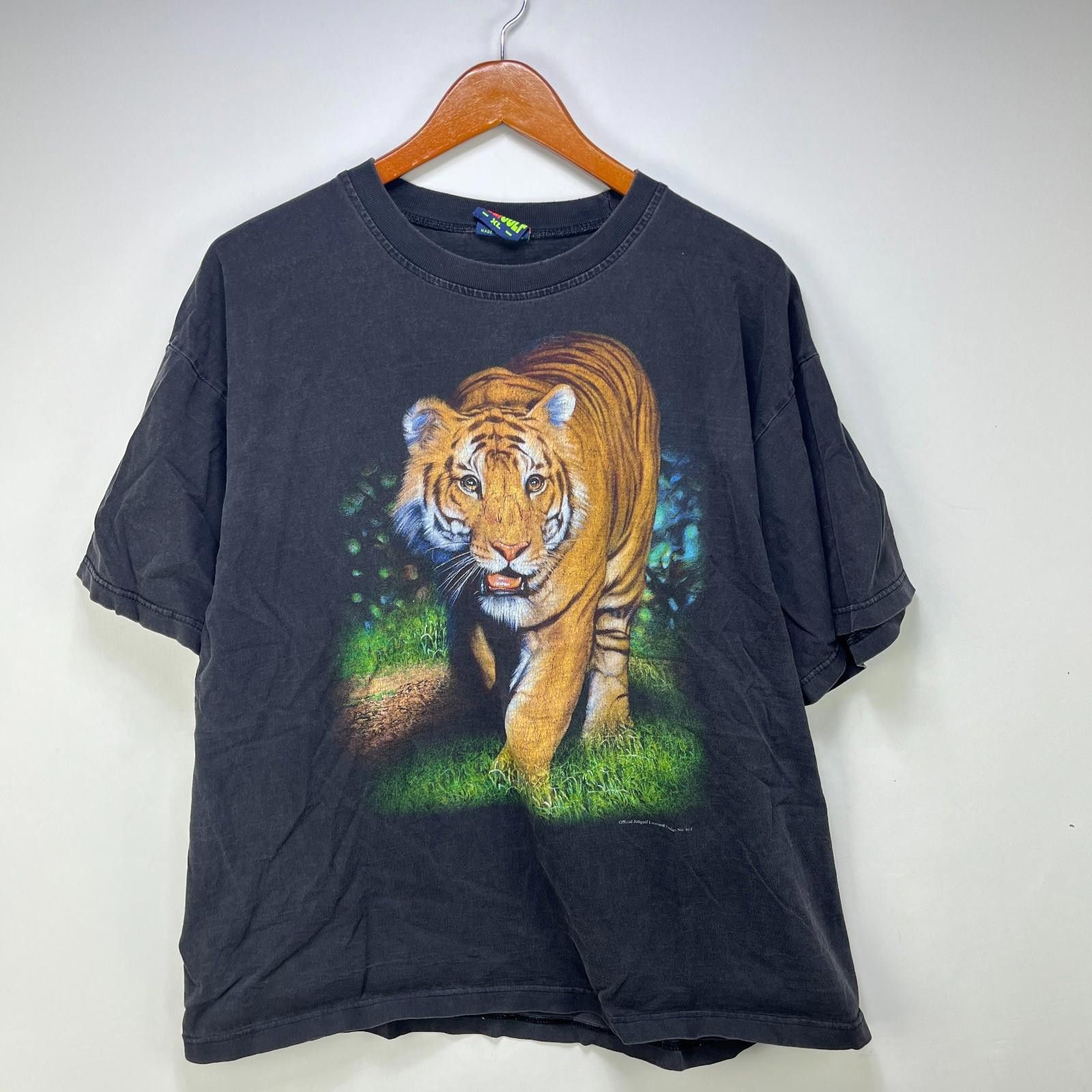 Vintage Vintage Tiger Nature Animal T Shirt XL Size US XL / EU 56 / 4 - 1 Thumbnail