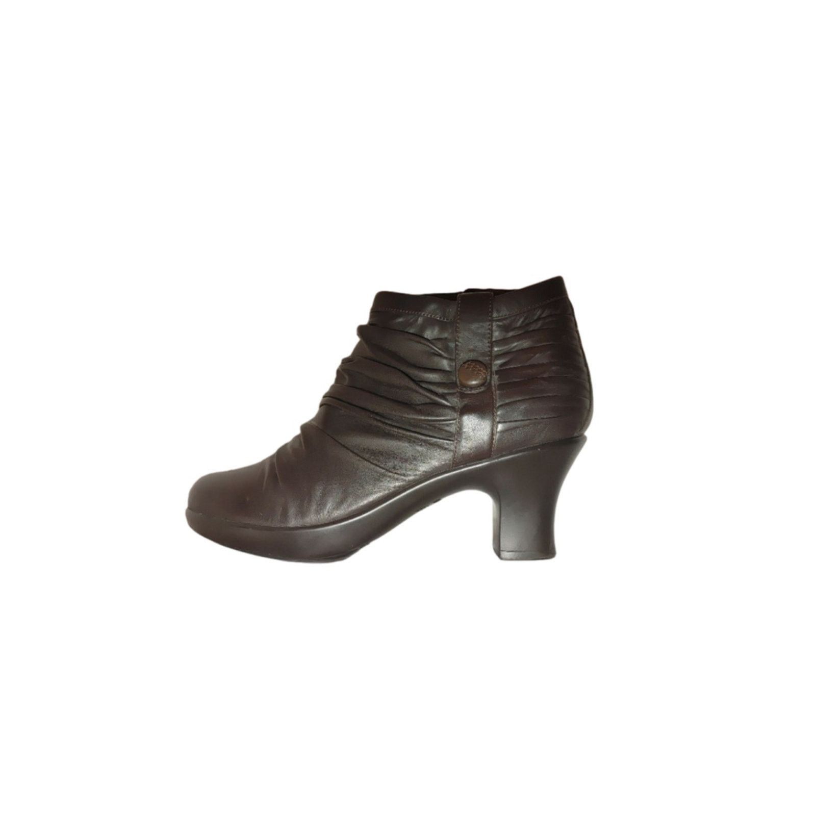 Dansko Dansko Ruched Buffy Leather Ankle Booties Size 38 Size US 7.5 / IT 37.5 - 1 Thumbnail