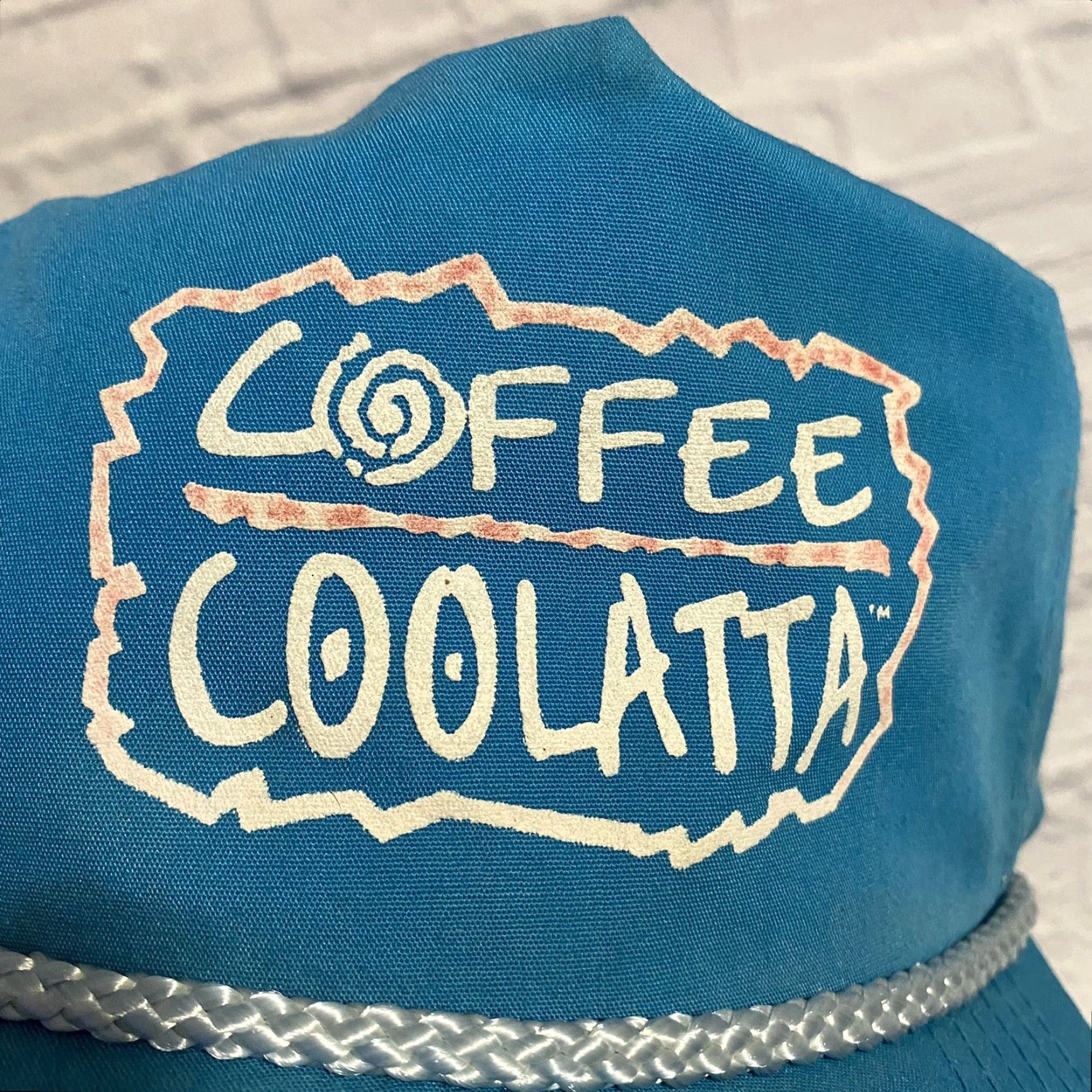 Vintage VINTAGE Dunkin Donuts Hat Cap Baseball Adjustable Roped Blue Unisex Adults Workwear Casual Logo Breathable Lightweight Coffe Coolatta Employee Rare Size ONE SIZE - 6 Thumbnail