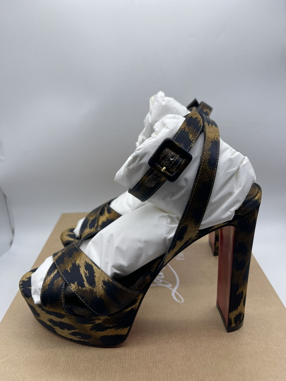 Christian Louboutin Christian Louboutin supramaiza leopard Heels size eu 39 Size US 9 / IT 39 - 3 Thumbnail