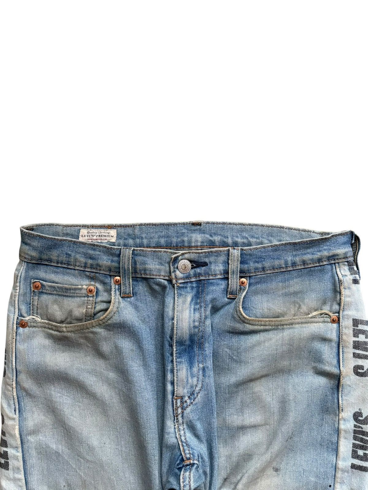 Levi's SALES🔥Y2k Levis Hi Ball Big E Painted Mud Wash Skinny Jeans Size US 32 / EU 48 - 4 Thumbnail