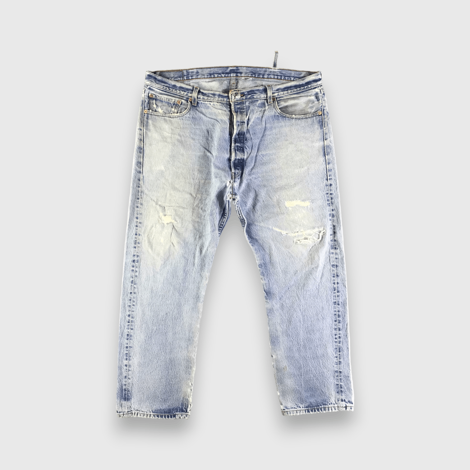 Levi's Vintage Blue Wash Levis 501 Jeans-J3700 Size US 43 - 1 Thumbnail