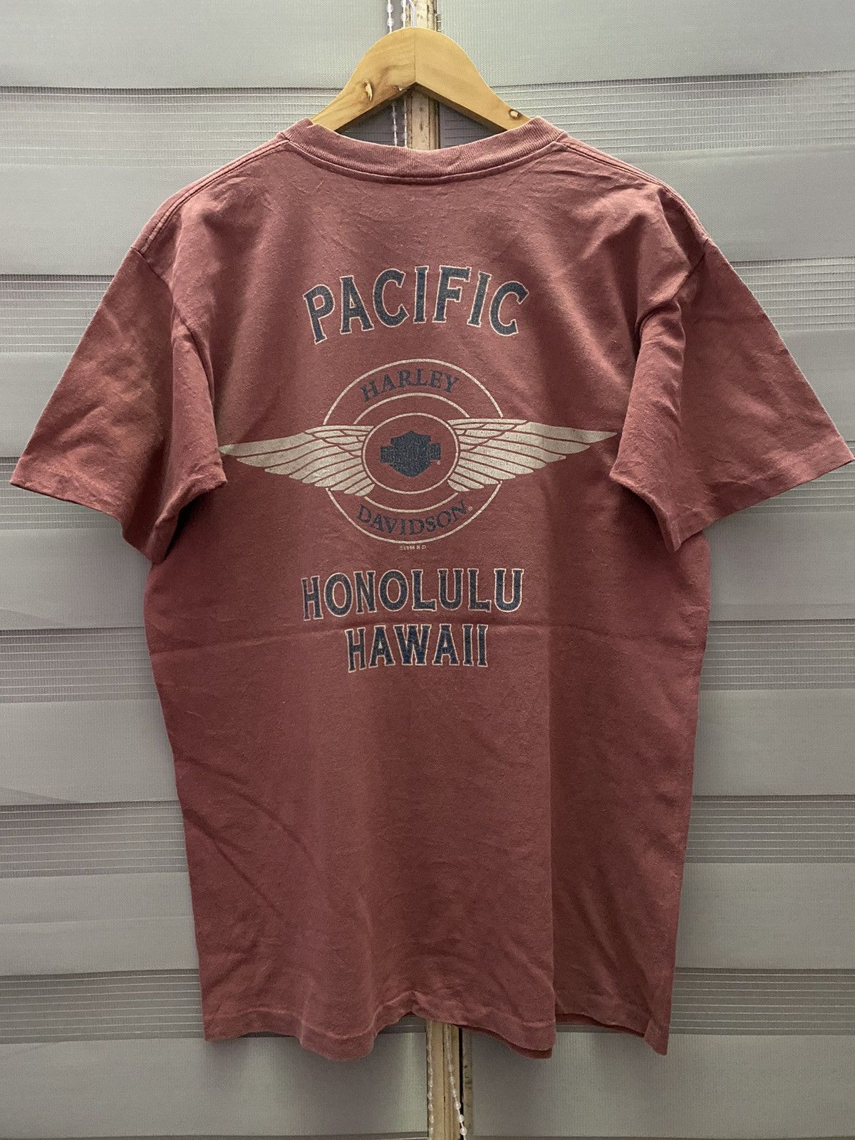 Harley Davidson Vintage 90s Harley Davidson Honolulu Hawaii Single Stitch Size US M / EU 48-50 / 2 - 6 Thumbnail