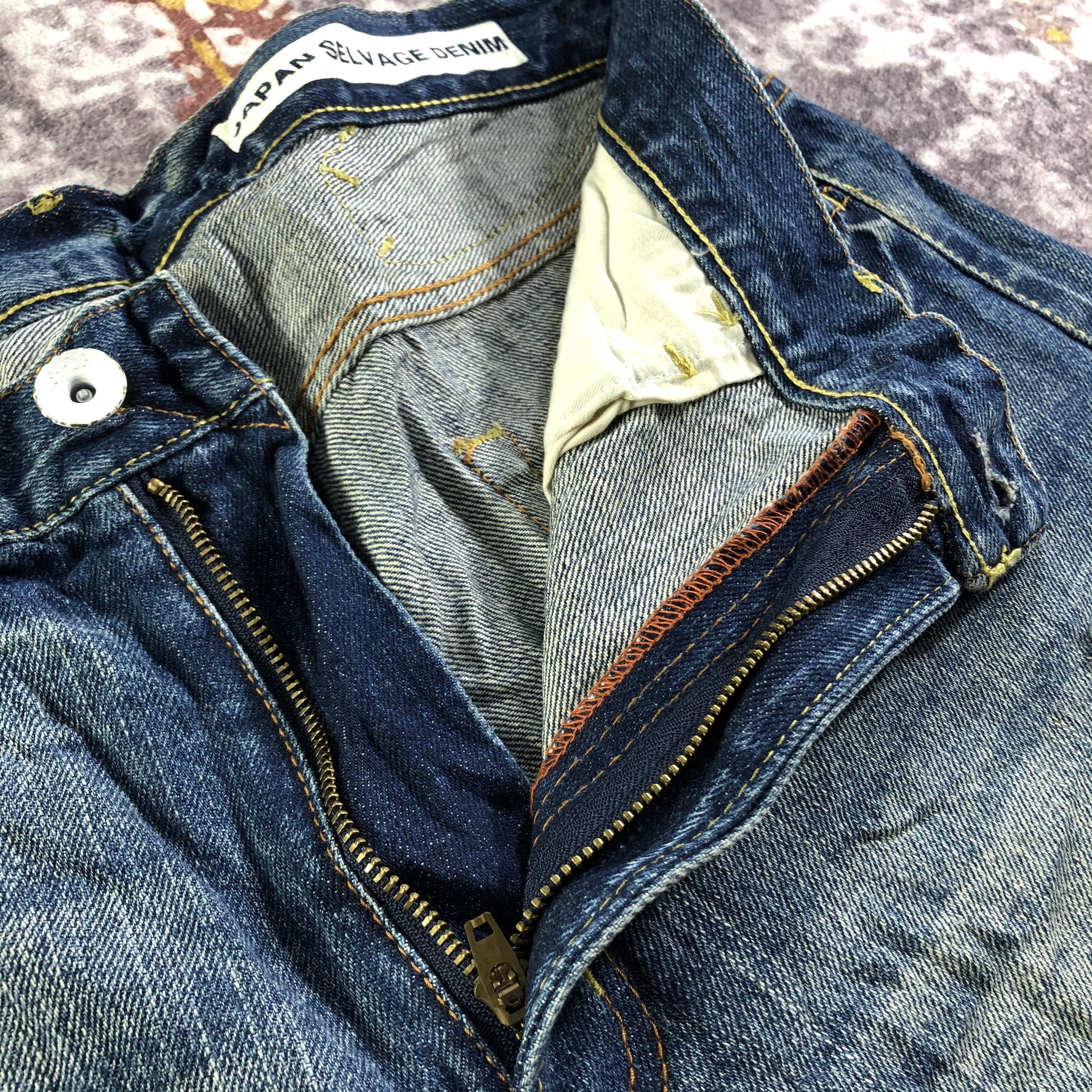 Japanese Brand Vintage Rush Hour Japan Selvedge Jeans-JM3550 Size US 38 / EU 54 - 7 Thumbnail