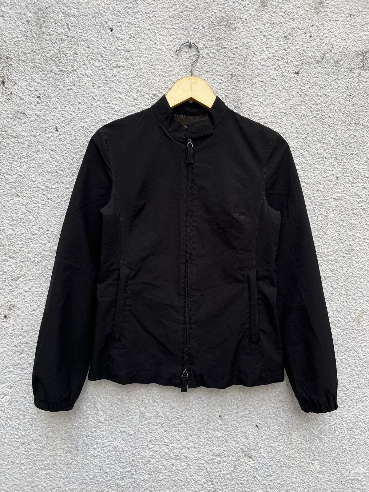 Prada PRADA Gore Tex Black Nylon 42 Jacket Art.280312 Mat.JZA