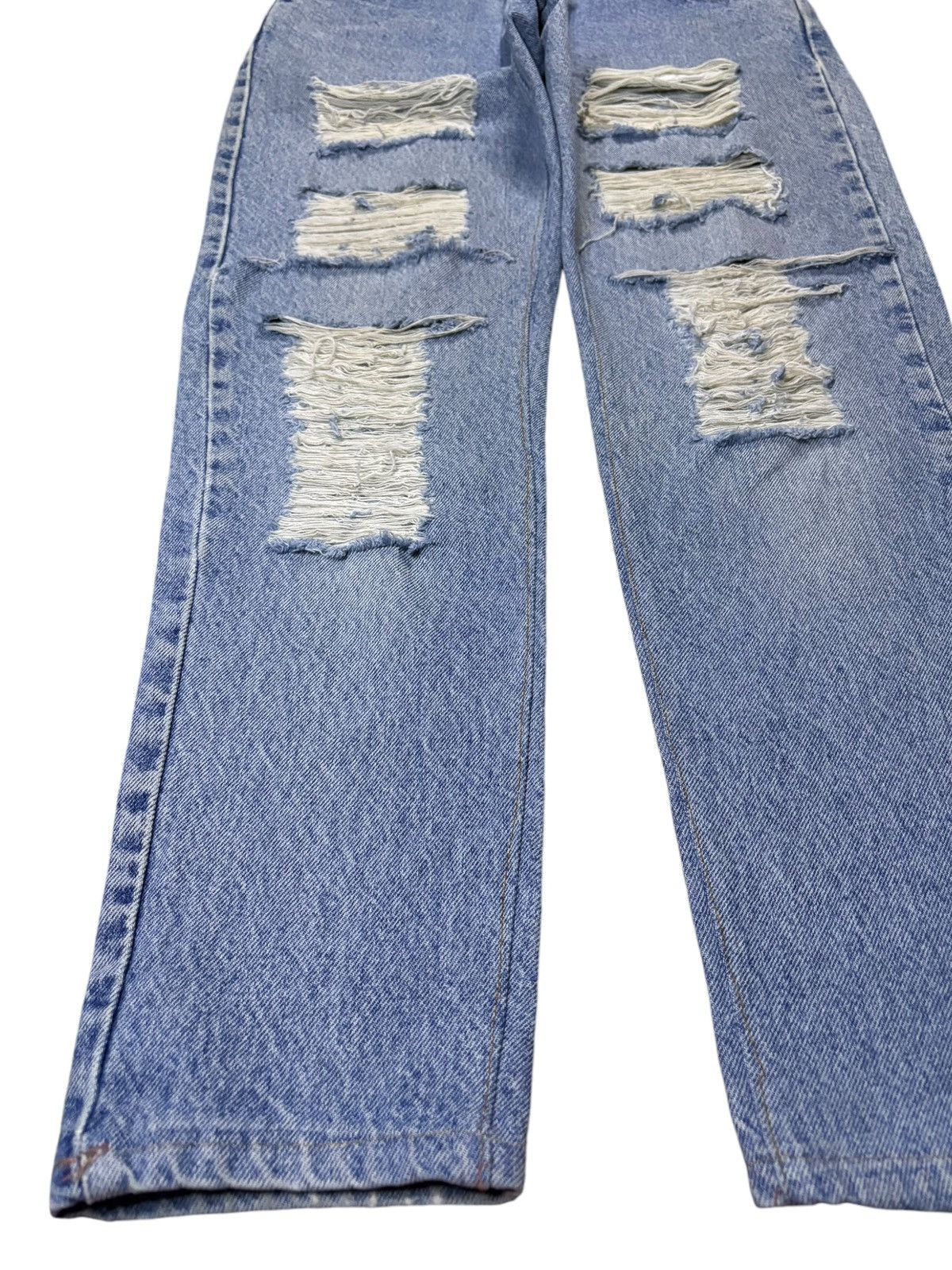 Levi's Vintage 90s Levis 550 Orange Tab Blue Wash Distressed Jeans Size US 30 / EU 46 - 5 Thumbnail