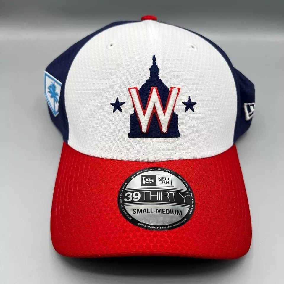 New Era Washington Nationals Hat S-M Spring Training Stretch Fitted Size ONE SIZE - 2 Thumbnail