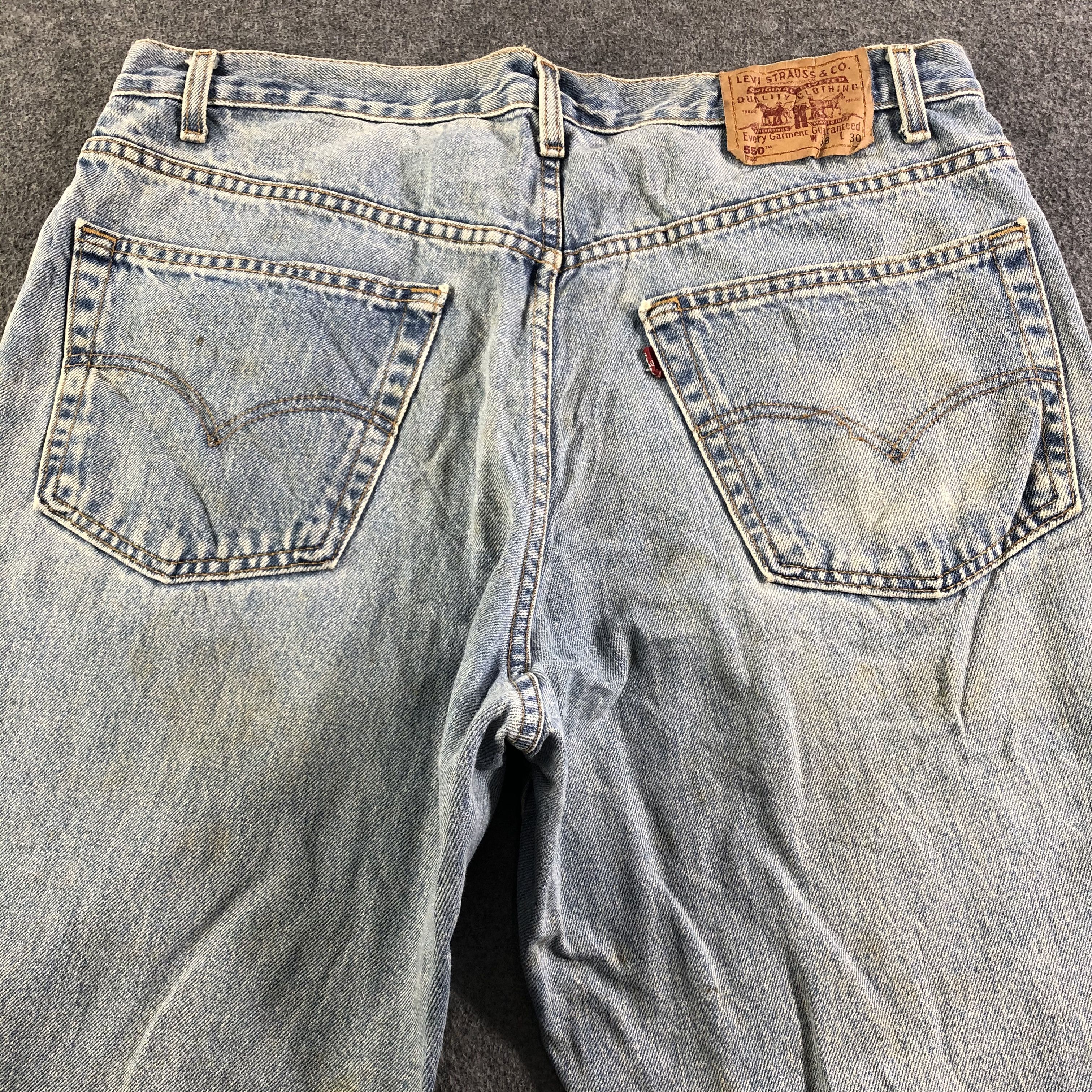 Levi's Vintage 90s Blue Wash Levis 550 Jeans-J3154 Size US 39 - 4 Thumbnail