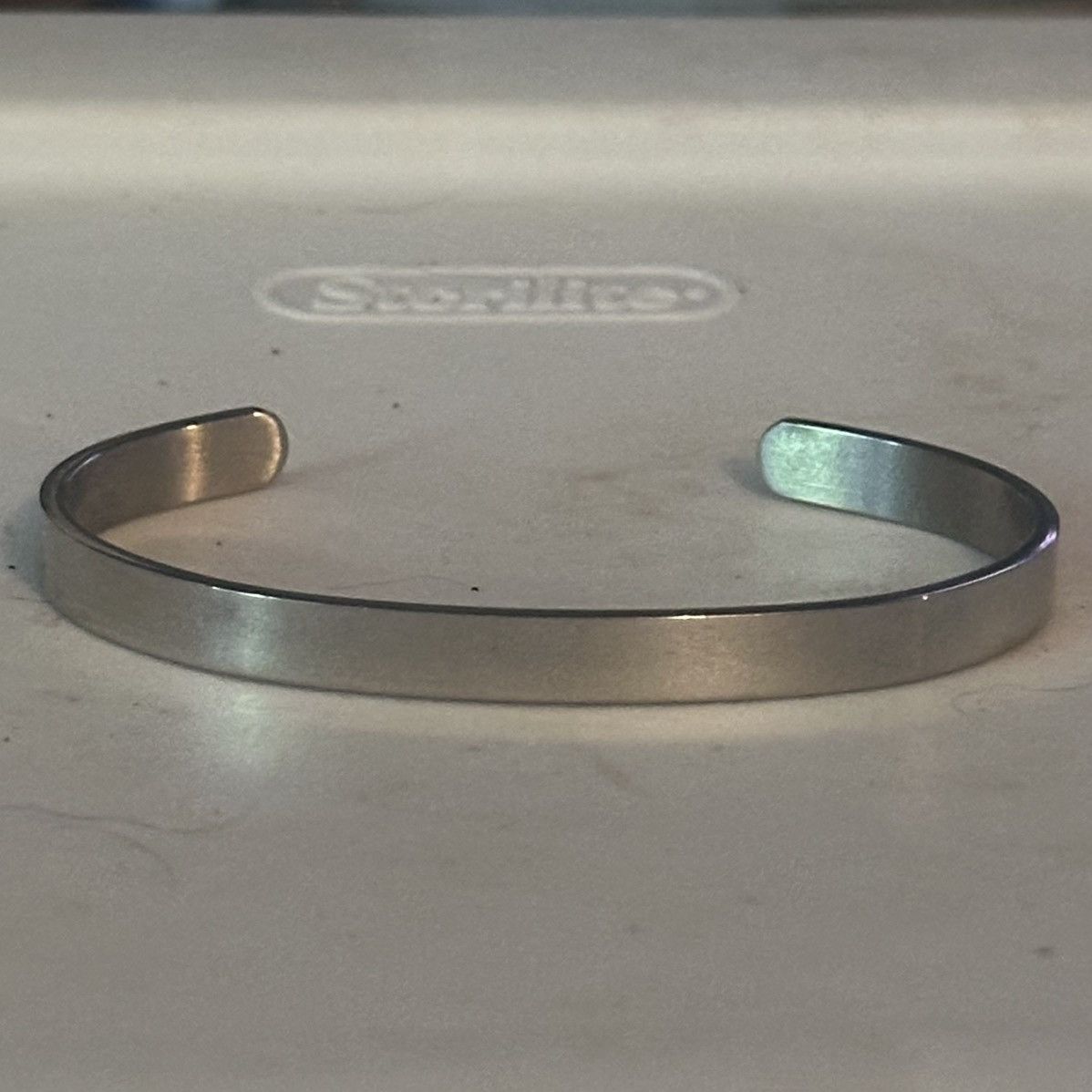 Other Inspirational stainless steel When It Rains cuff bracelet Size ONE SIZE - 7 Thumbnail