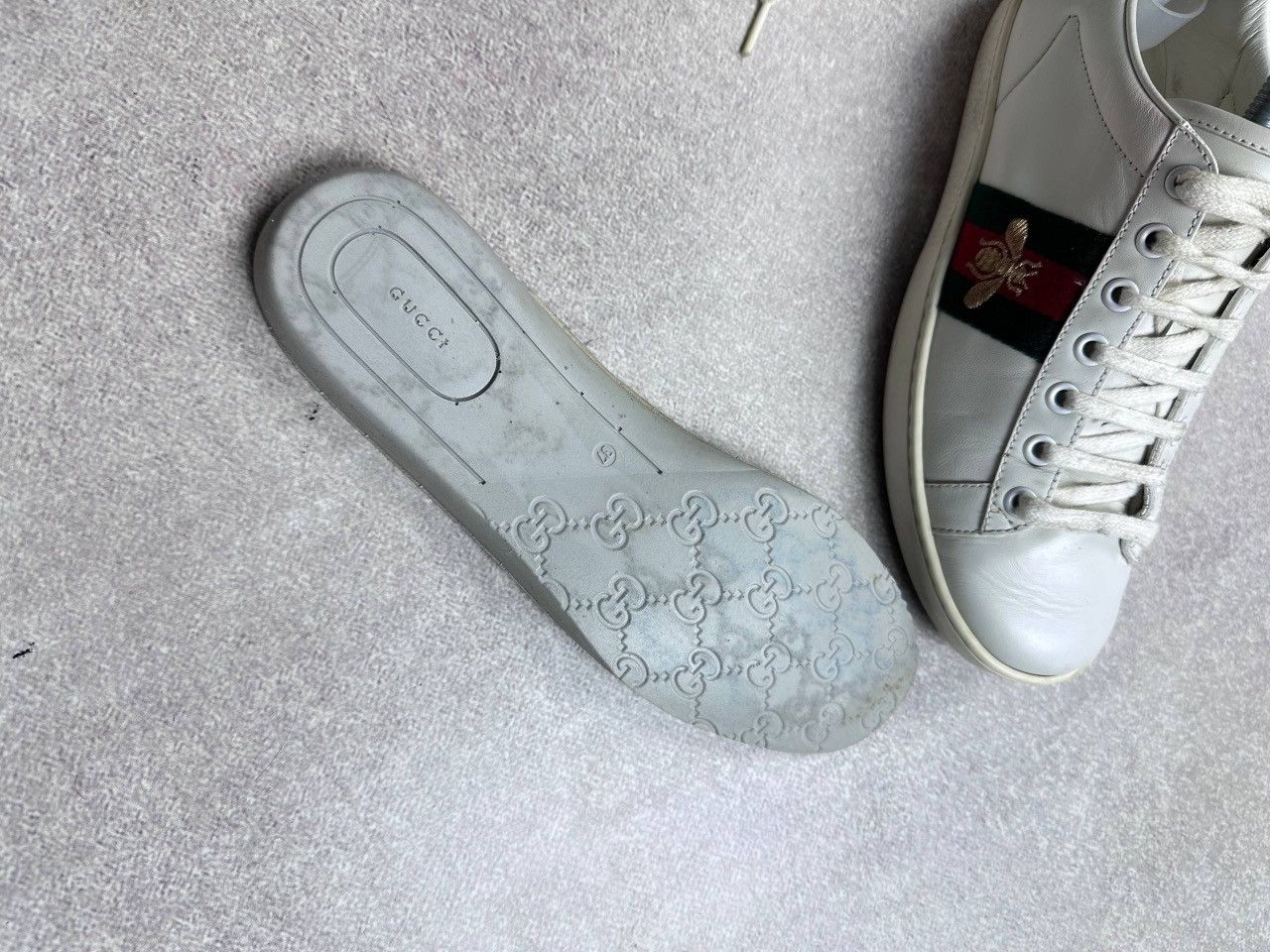 Gucci Gucci Ace Womans Low Top Leather Sneakers Rare Size US 6 / IT 36 - 12 Thumbnail