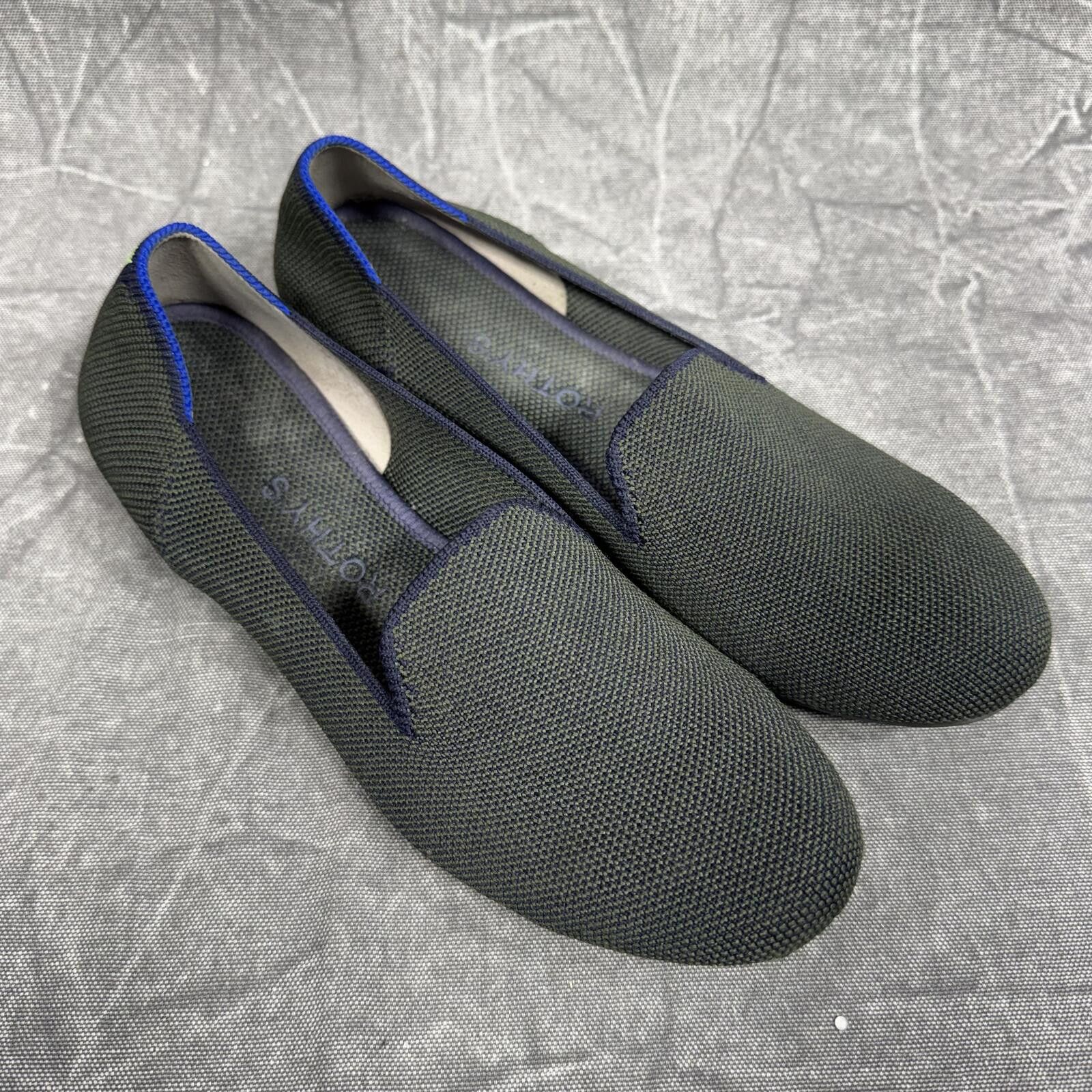 Rothy's Rothys Flats Women's 6.5 Olive Loafers Slip On Ballet Size US 7.5 / IT 37.5 - 1 Thumbnail