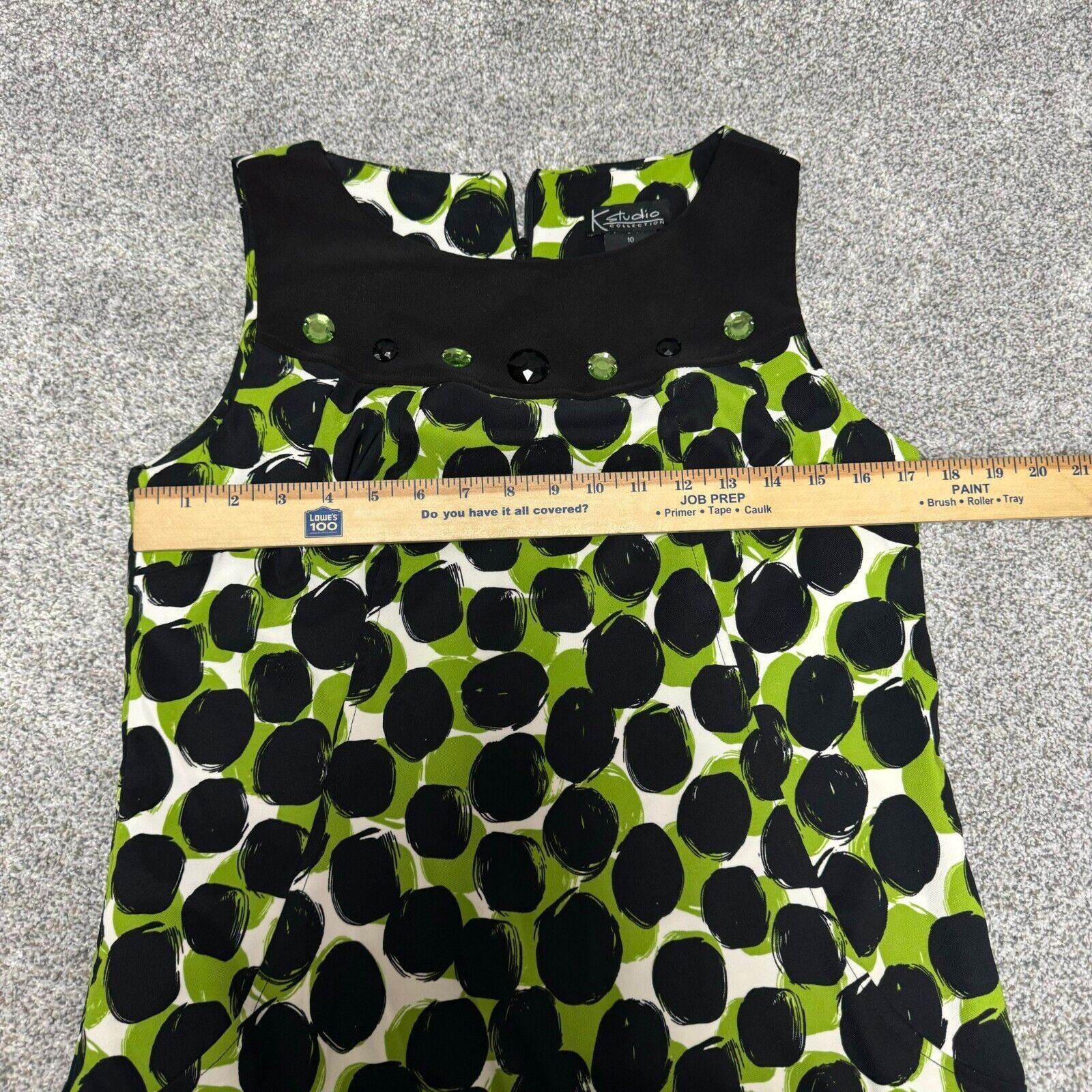 Other 90s Y2K Does 60s Shift Dress Size 10 Mod Polka Dot Vintage Size L / US 10 / IT 46 - 7 Thumbnail