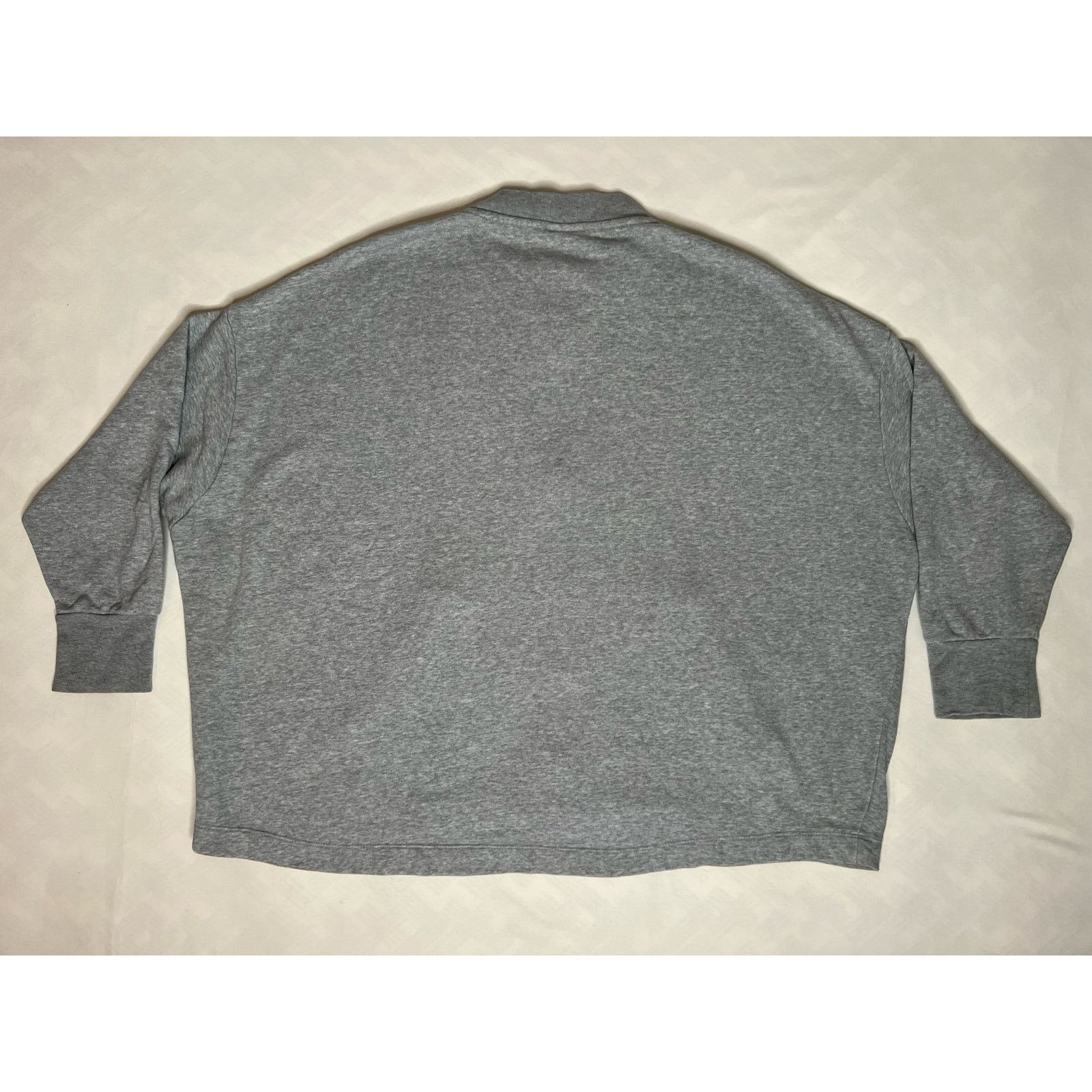 Nike Nike Full Zip Light Grey Hoodless Baggy Sweatshirt Large Size US L / EU 52-54 / 3 - 2 Thumbnail