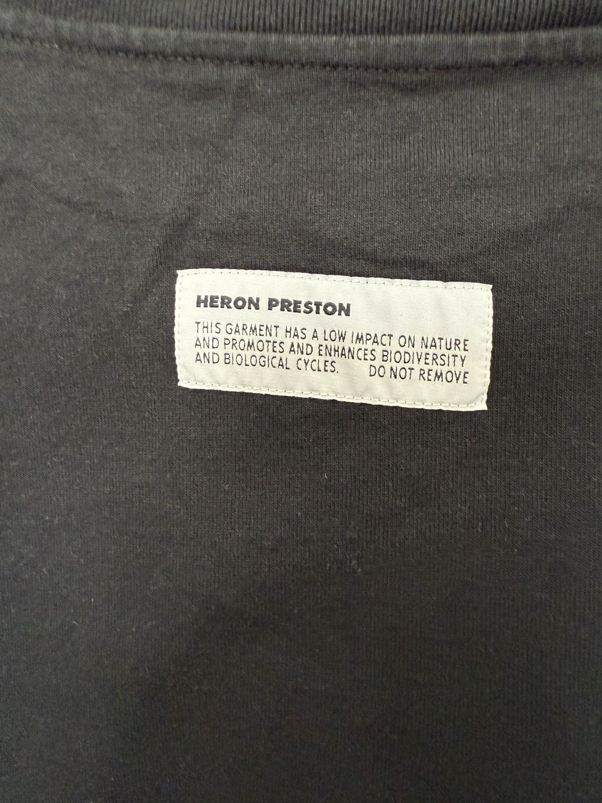 Heron Preston Heron Preston Black Tshirt Size US M / EU 48-50 / 2 - 8 Thumbnail