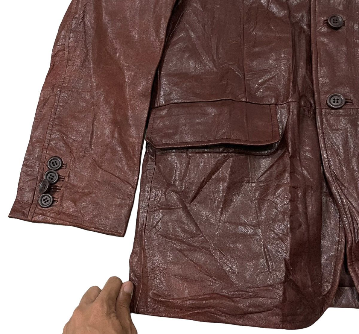 Tornado Mart Vintage Tornado Mart Cowhide Leather Coat Jacket Size US M / EU 48-50 / 2 - 4 Thumbnail