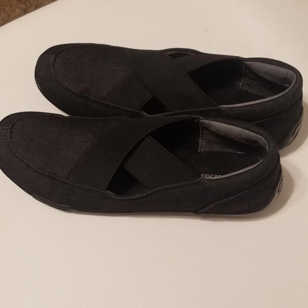 Designer Ros Hommersob Black Slip-On Shoes 7.5S Size US 7.5 / IT 37.5 - 2 Thumbnail