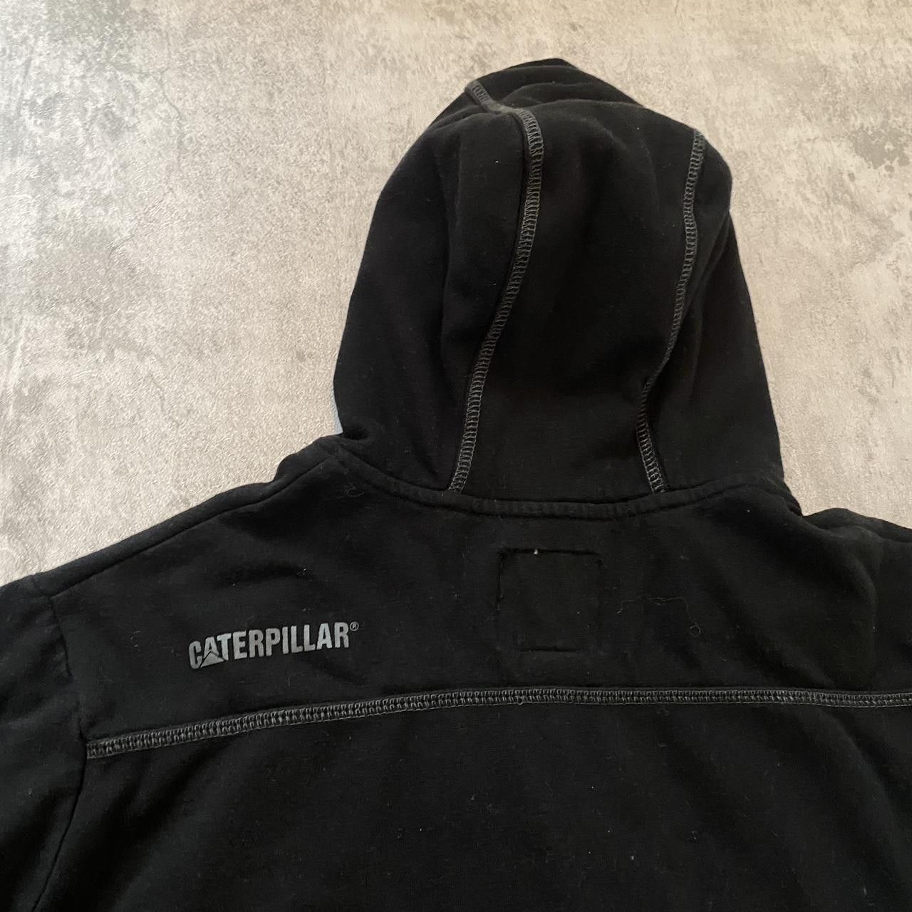 Caterpillar Black Caterpillar fleece lined hoodie with zipper Size US XL / EU 56 / 4 - 4 Thumbnail