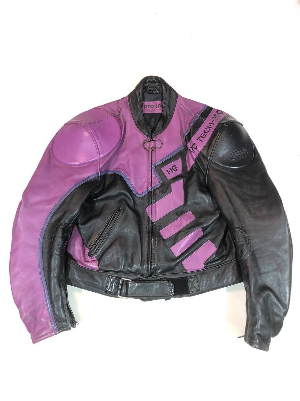 Hein Gericke Avangarde Racing Moto Leather Jacket Vintage