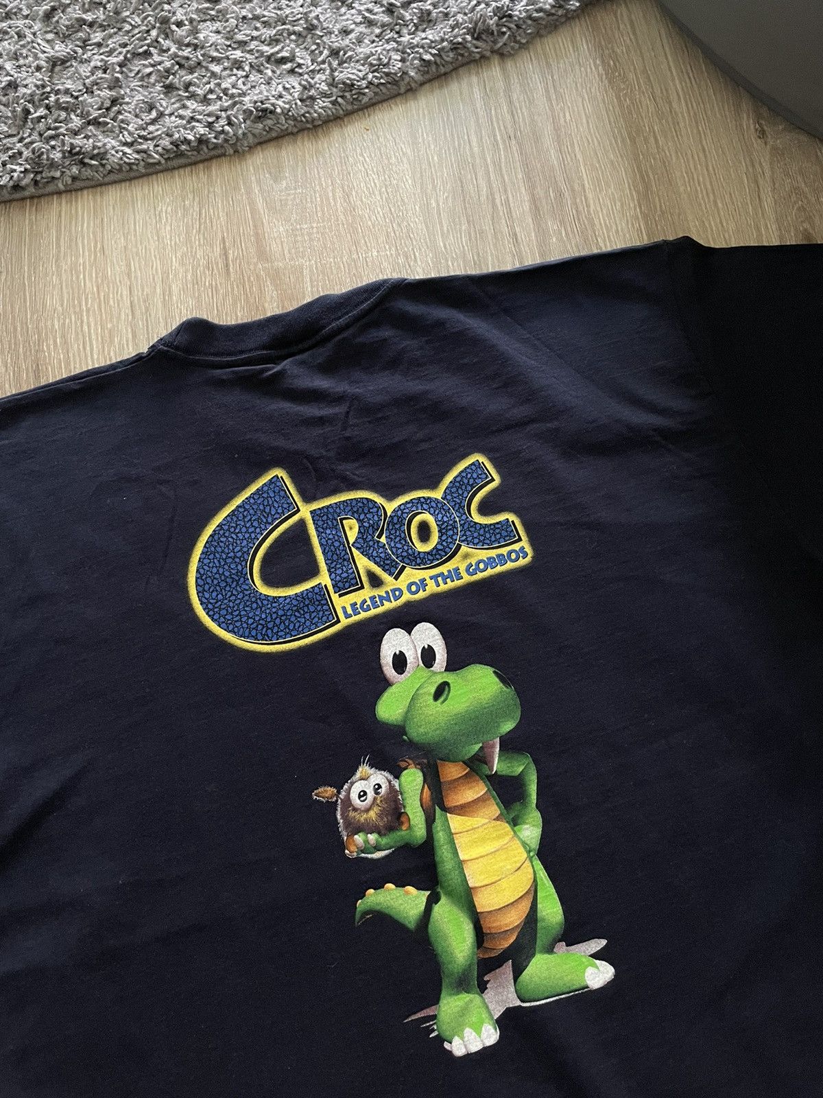 Playstation × Vintage Vintage 90s Croc Legend Of The Gobbos Game Promo T Shirt Size US XXL / EU 58 / 5 - 4 Thumbnail