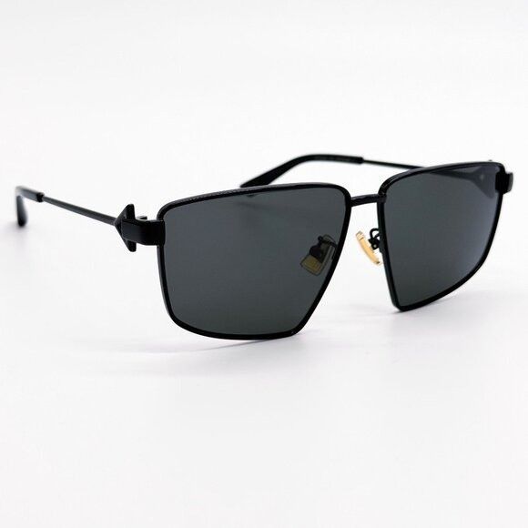 Bottega Veneta NEW BOTTEGA VENETA SUNGLASSES BV1223S 001 AVIATOR BLACK WOME Size ONE SIZE - 5 Thumbnail