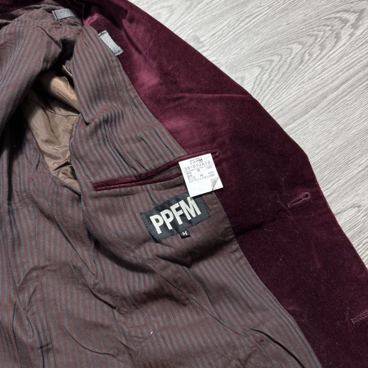 PPFM 💥 Vintage PPFM blazer Velvet Burgundy 💥 Size 38R - 5 Thumbnail