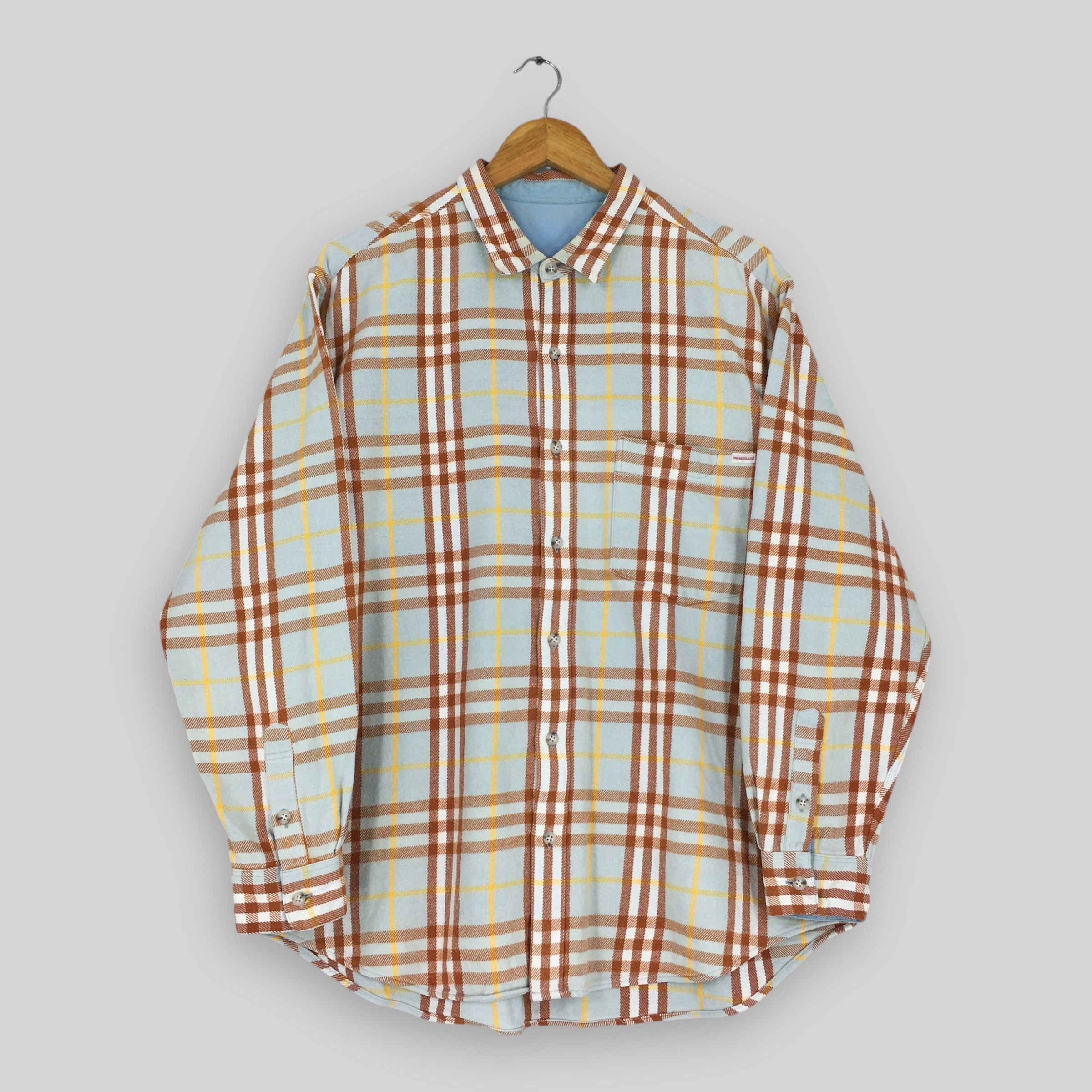 Japanese Brand × Vintage Vintage Papas Island Japan Flannel Shirt Large Size US L / EU 52-54 / 3 - 1 Thumbnail