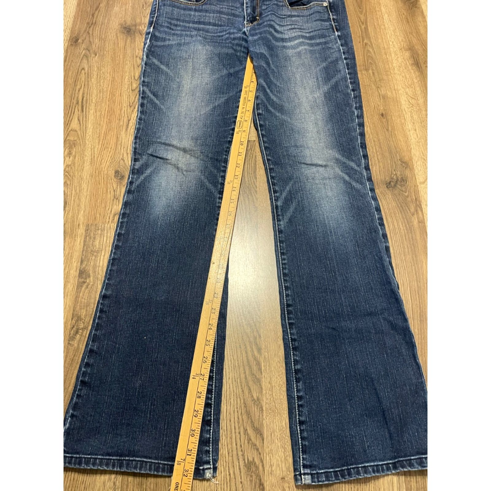 American Eagle Outfitters VINTAGE American Eagle Outfitters Jeans Women's 32? Blue Denim Long Original Bootopen? Size 24" / US 00 / IT 34 - 7 Thumbnail