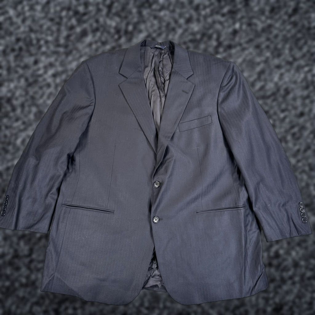 Brooks Brothers Brooks Brothers Blazer Sport Coat Mens 46 Blue Wool Loro Piana Two Button Size 46R - 1 Thumbnail