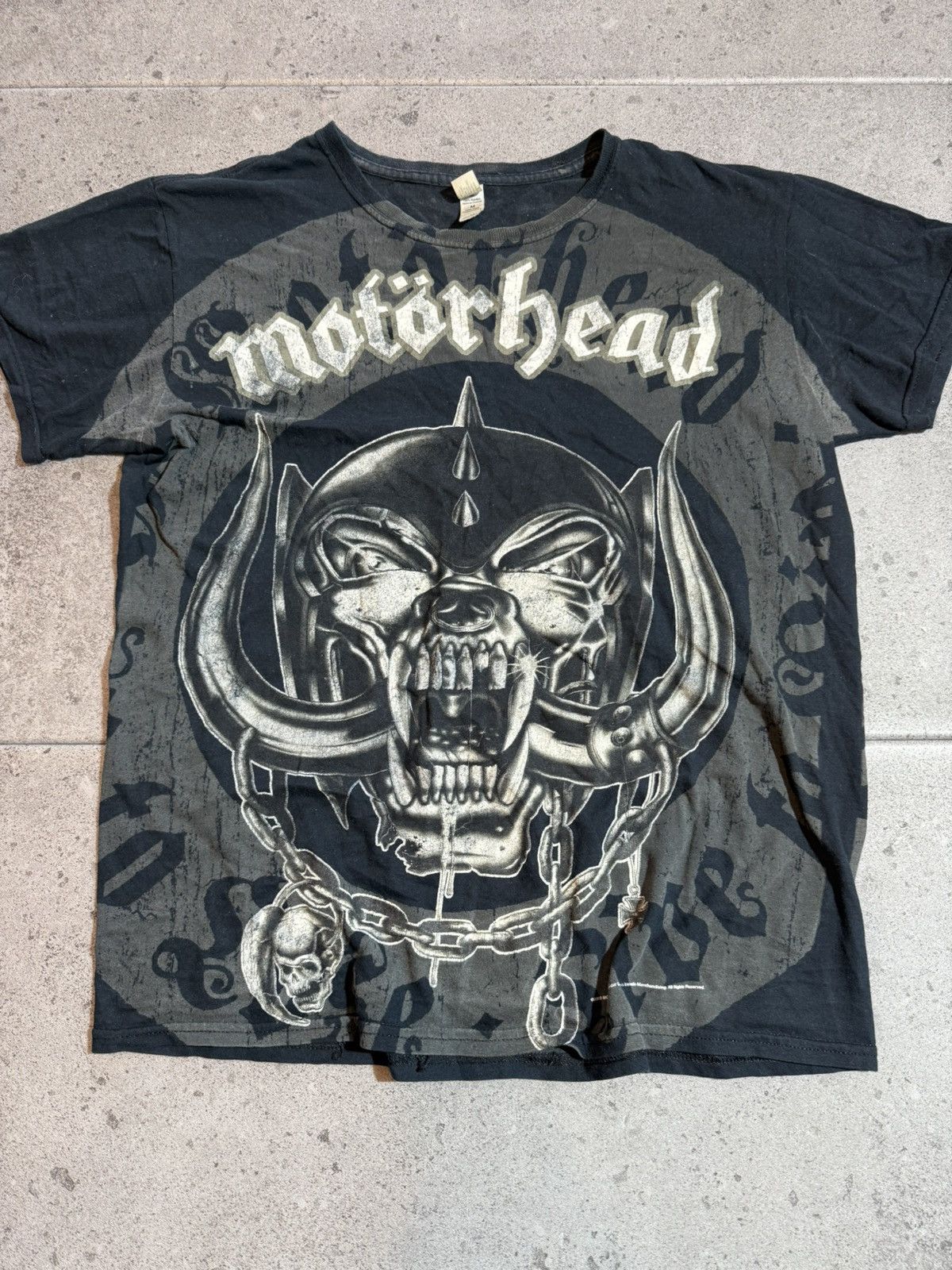 Band Tees × Vintage Vintage 2009 Motorhead Tour Black faded rock band Tee Size US M / EU 48-50 / 2 - 2 Thumbnail