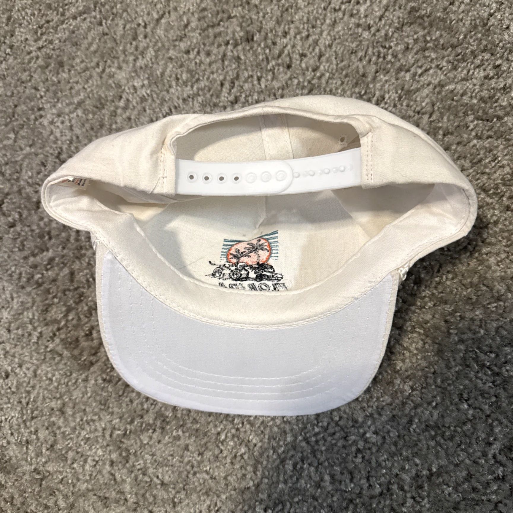 Roper VINTAGE 80s Florida RacePlex Racing White Rope Snapback Hat Cap Men One Size Race Car Accessories - Mens Size ONE SIZE - 6 Thumbnail