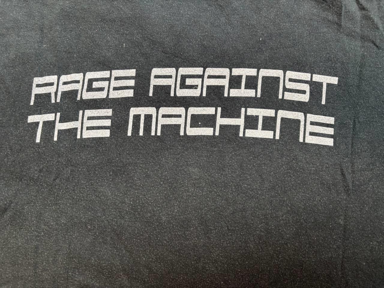 Vintage Vintage Rage Against The Machine Star Logo T-Shirt -Boxy Fit Size US XL / EU 56 / 4 - 5 Thumbnail