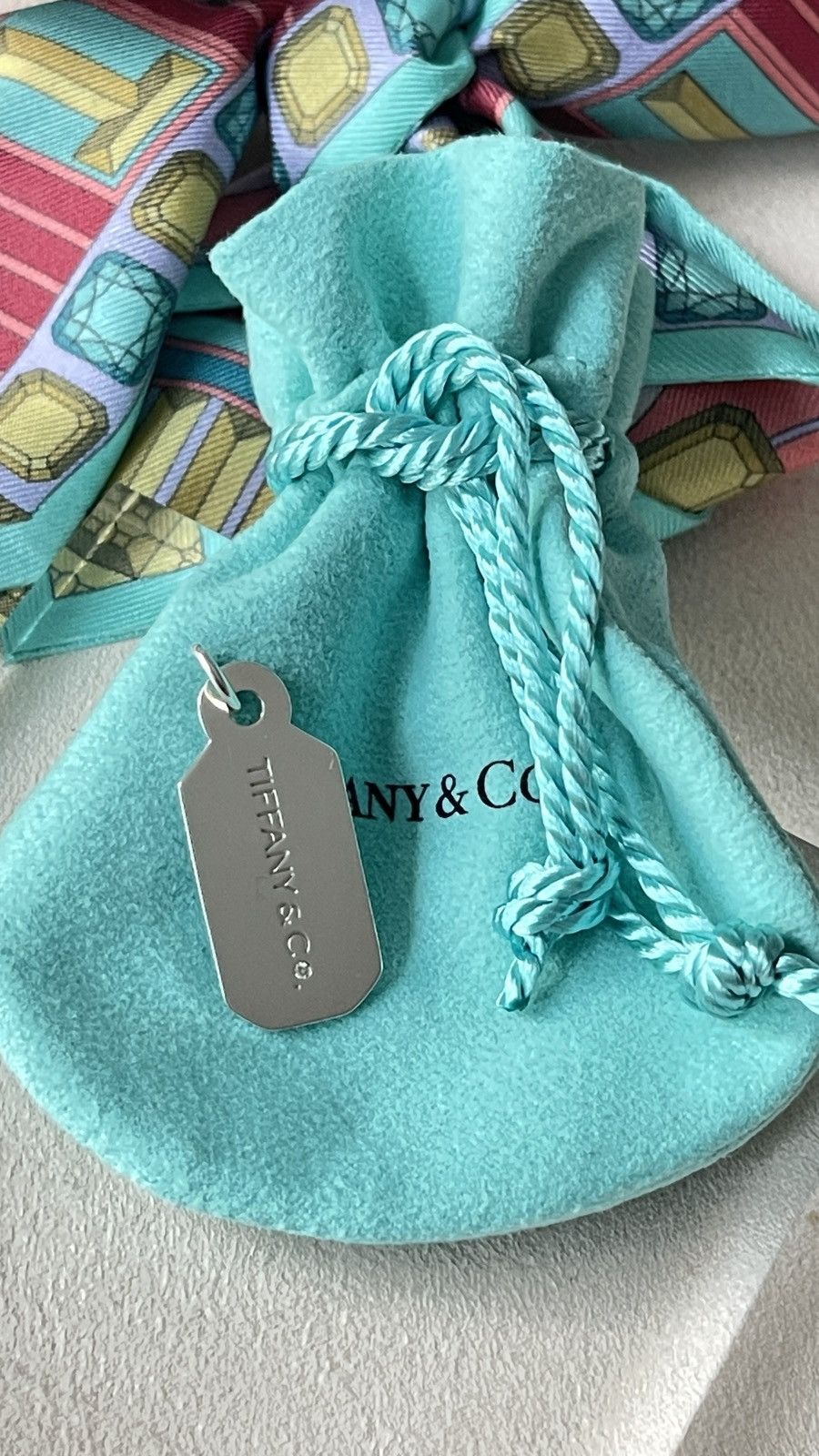 Tiffany & Co. Tiffany & Co. Dog Tag Diamond Charm in Silver NEW Size ONE SIZE - 1 Thumbnail