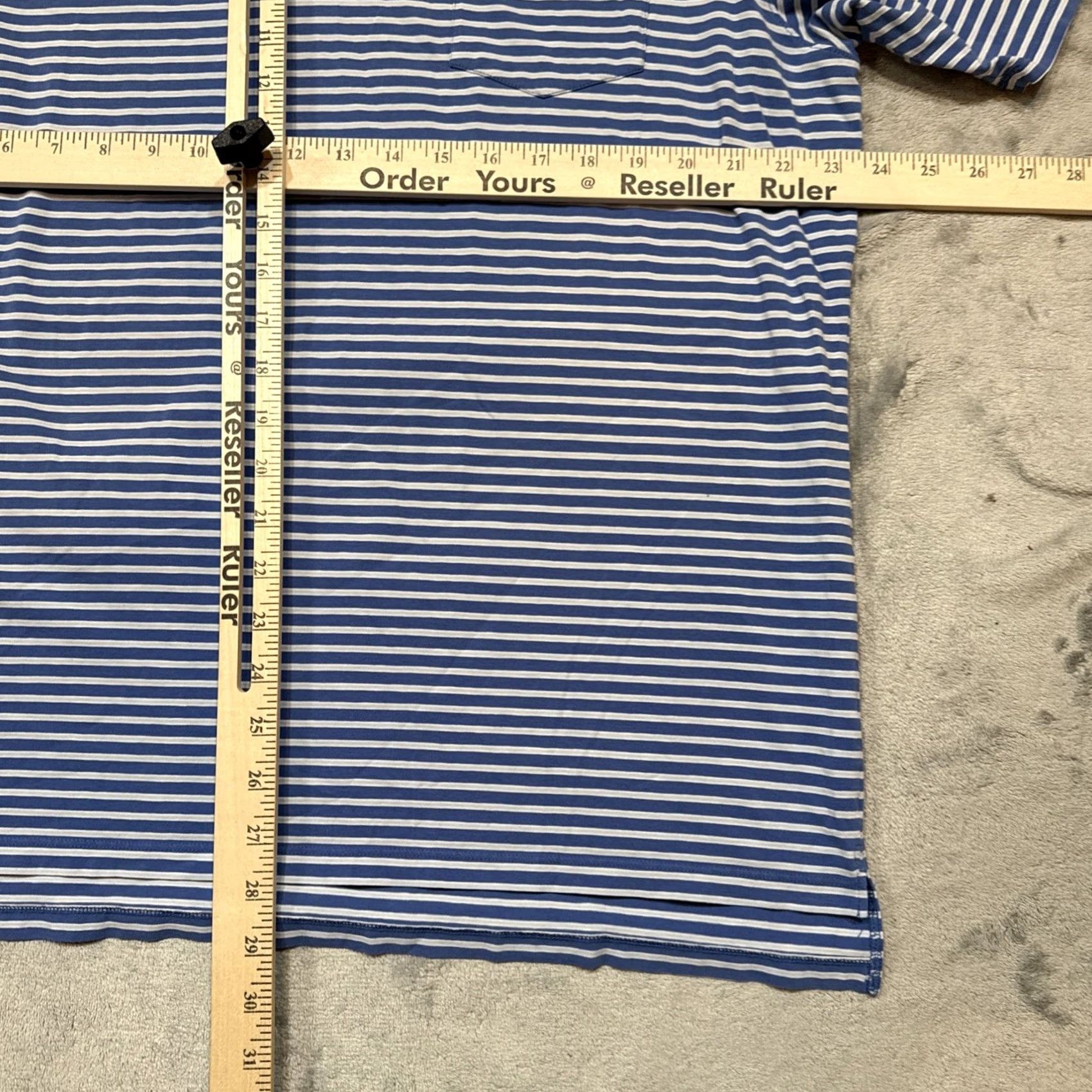 Vintage Draddy Polo Shirt Mens XL Blue White Stripe NGLA Golf Club Top 100 Shirt Polo Golf Men XL Blue Stripe Size US XL / EU 56 / 4 - 6 Thumbnail