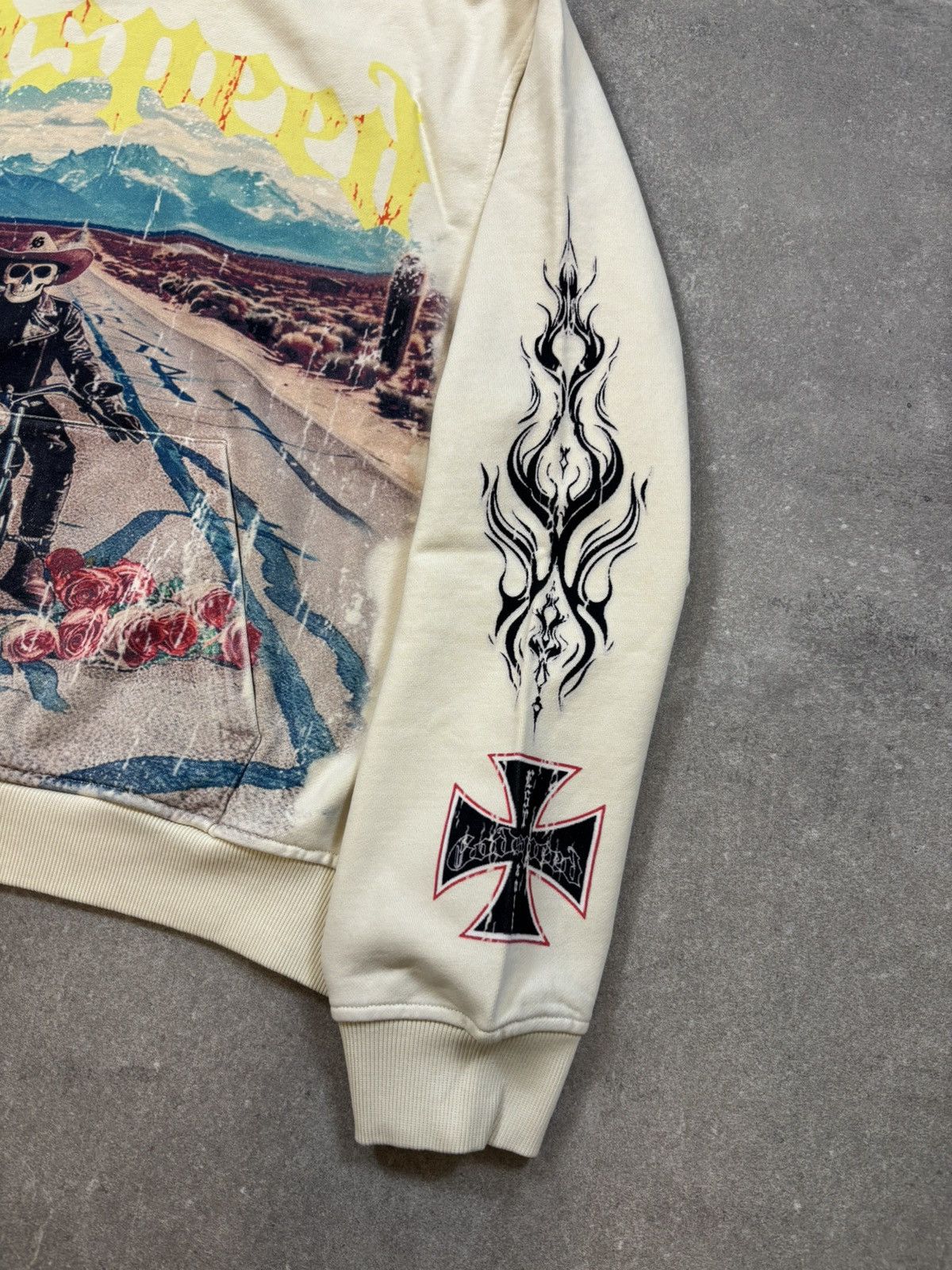 Godspeed Godspeed Long Lonely Road Hoodie, Bone Size US XS / EU 42 / 0 - 4 Thumbnail