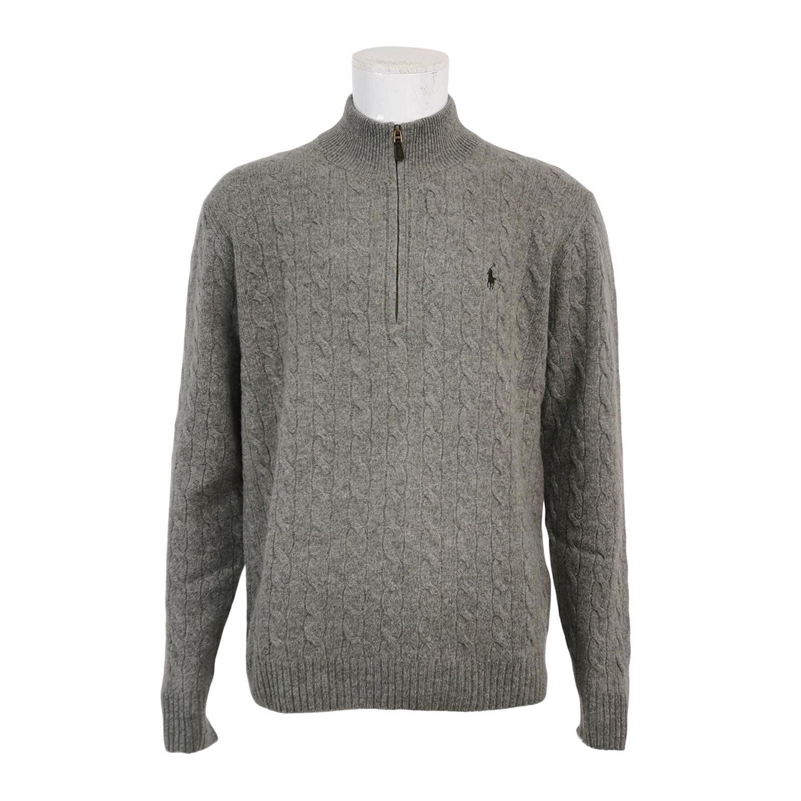 Polo Ralph Lauren Polo Ralph Lauren Wool Cashmere Cable Knit Sweater XL Size US XL / EU 56 / 4 - 1 Thumbnail