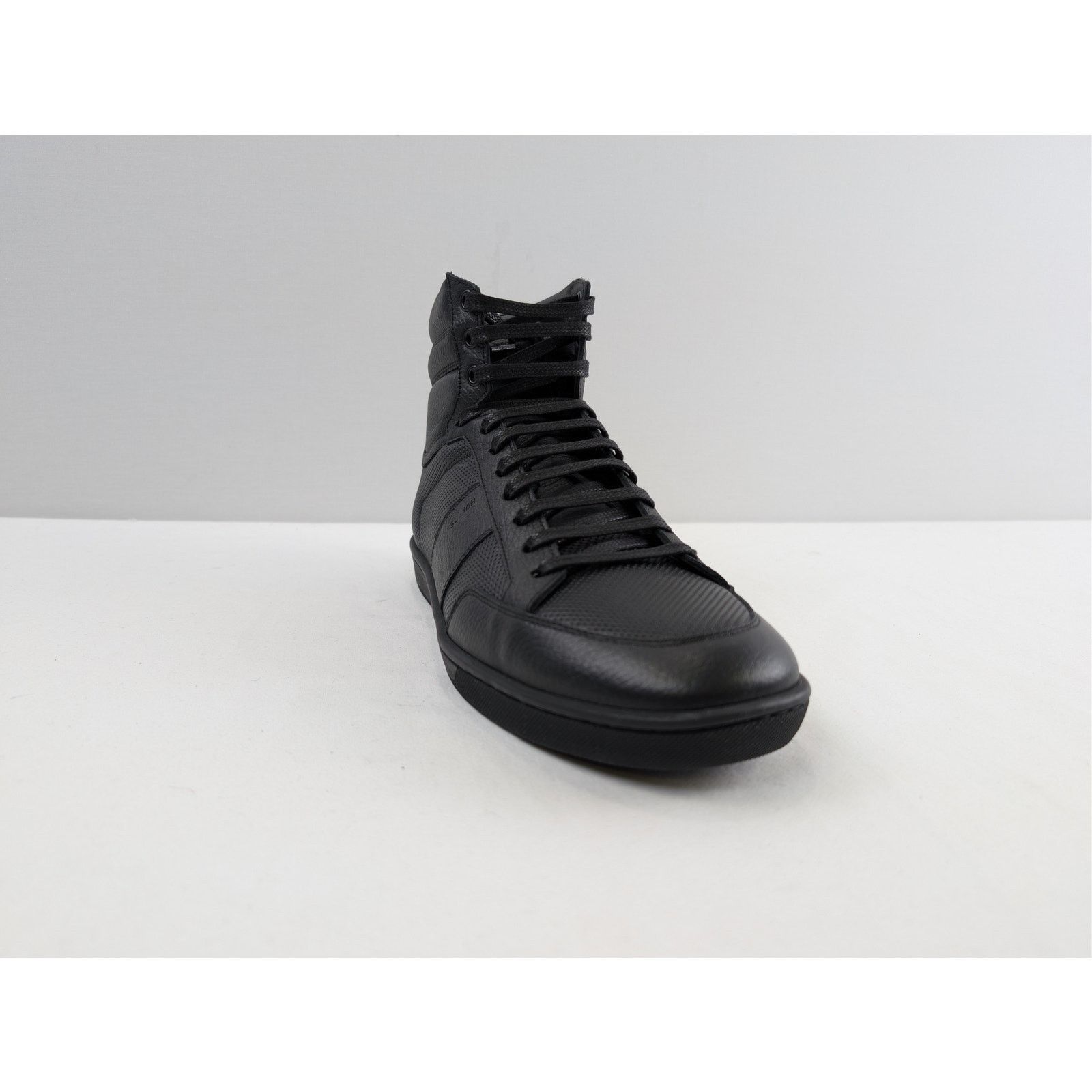 Saint Laurent Paris o1rshd1 SL10H High Top Sneakers in Black Size US 9 / EU 42 - 2 Thumbnail