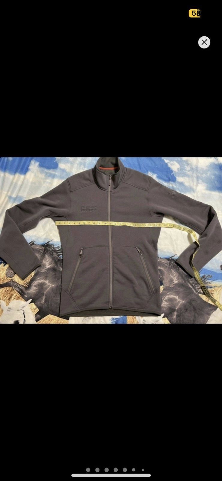 image of Arcteryx x Vintage “Fairly Odd Summer” Polartec Zip Up M in Grey, Men's (Size Medium)
