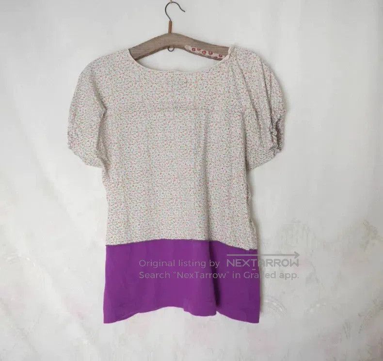 Comme des Garcons Comme des Garcons Floral Assembled Tie-Front Top Size S / US 4 / IT 40 - 4 Thumbnail