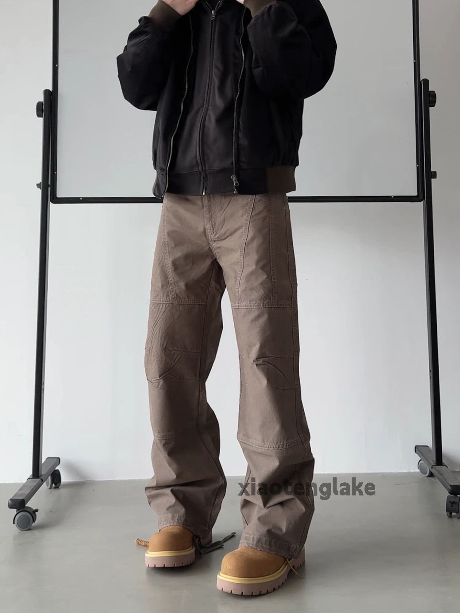Designer × Japanese Brand × Vintage Utility punk grunge workwear carpenter cargo pants Size US 34 / EU 50 - 1 Thumbnail