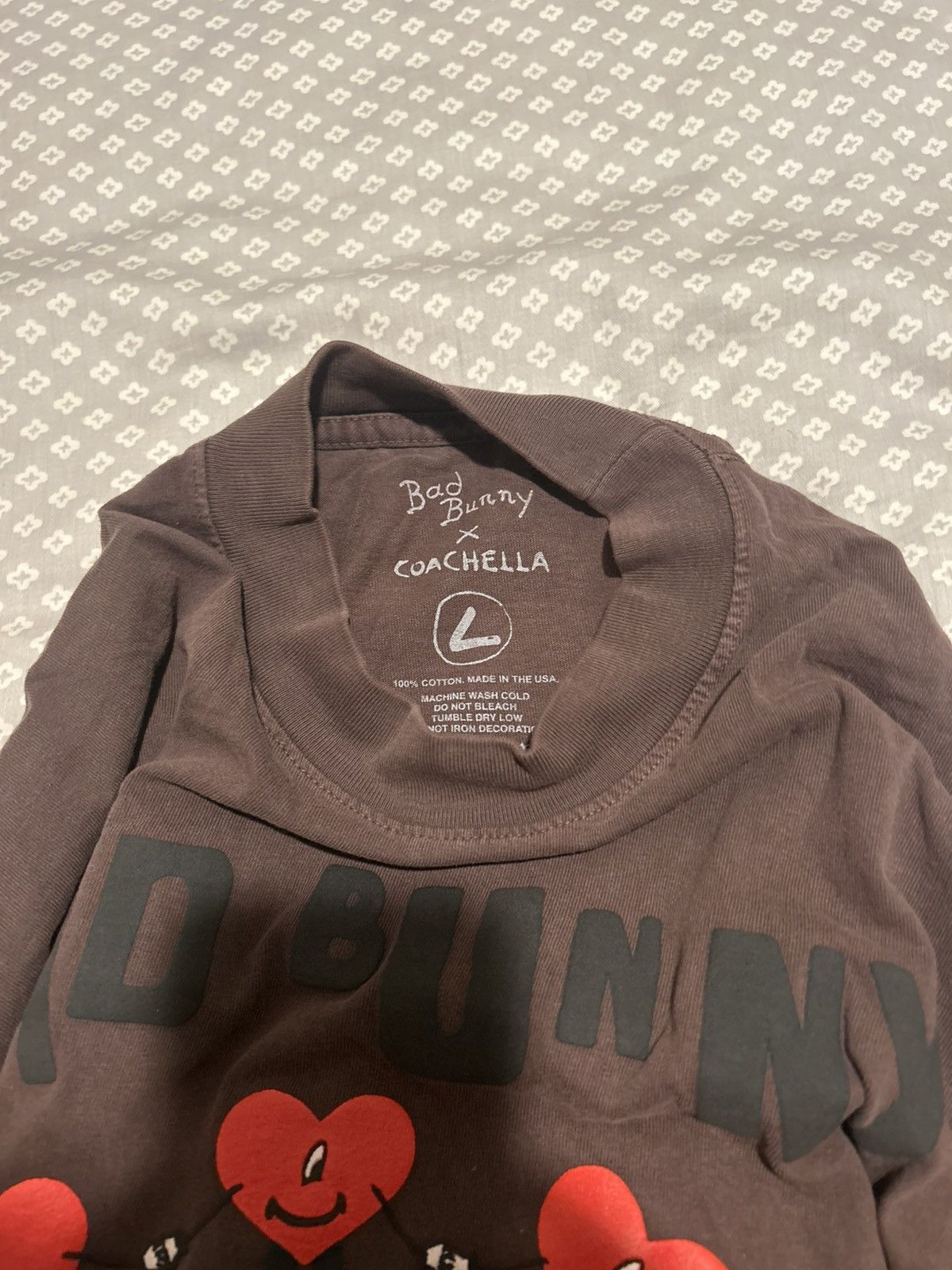 Coachella Brown Bad Bunny Coachella Tee Size US L / EU 52-54 / 3 - 2 Thumbnail