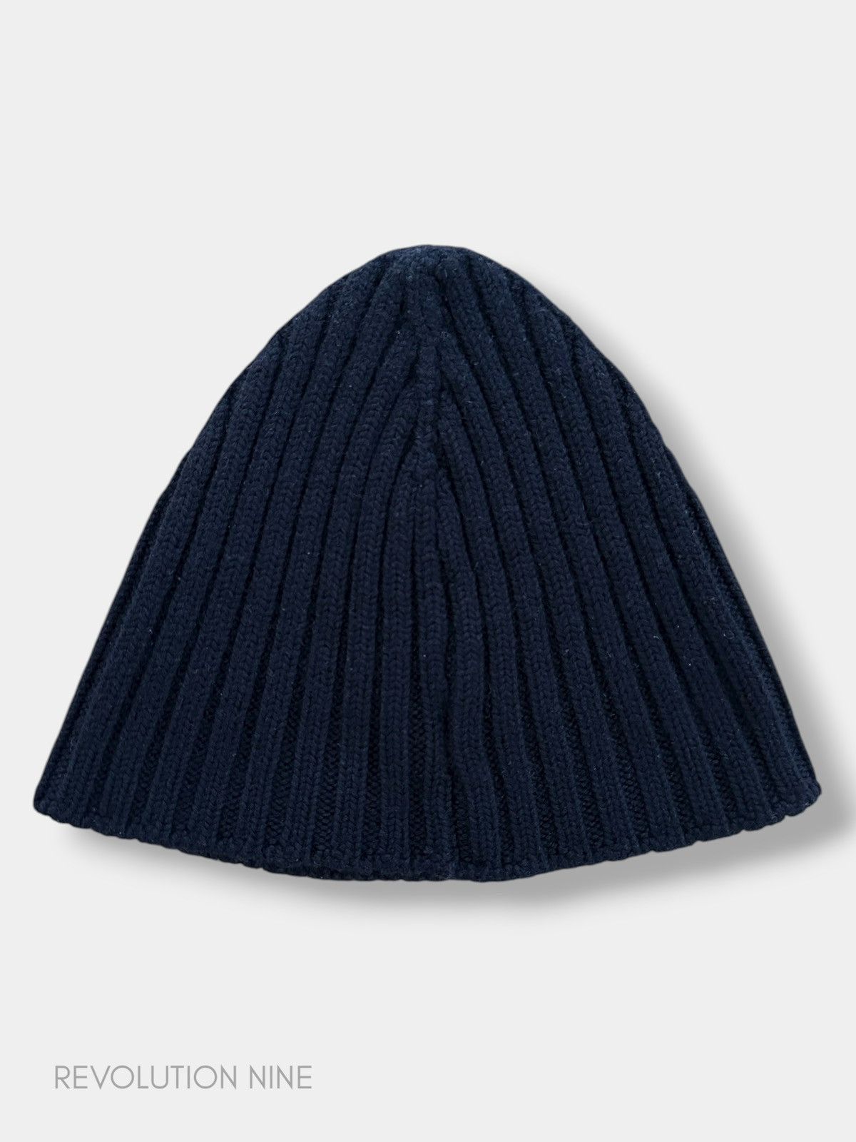 Dior Dior homme leather patch logo dark blue beanie Size ONE SIZE - 2 Thumbnail