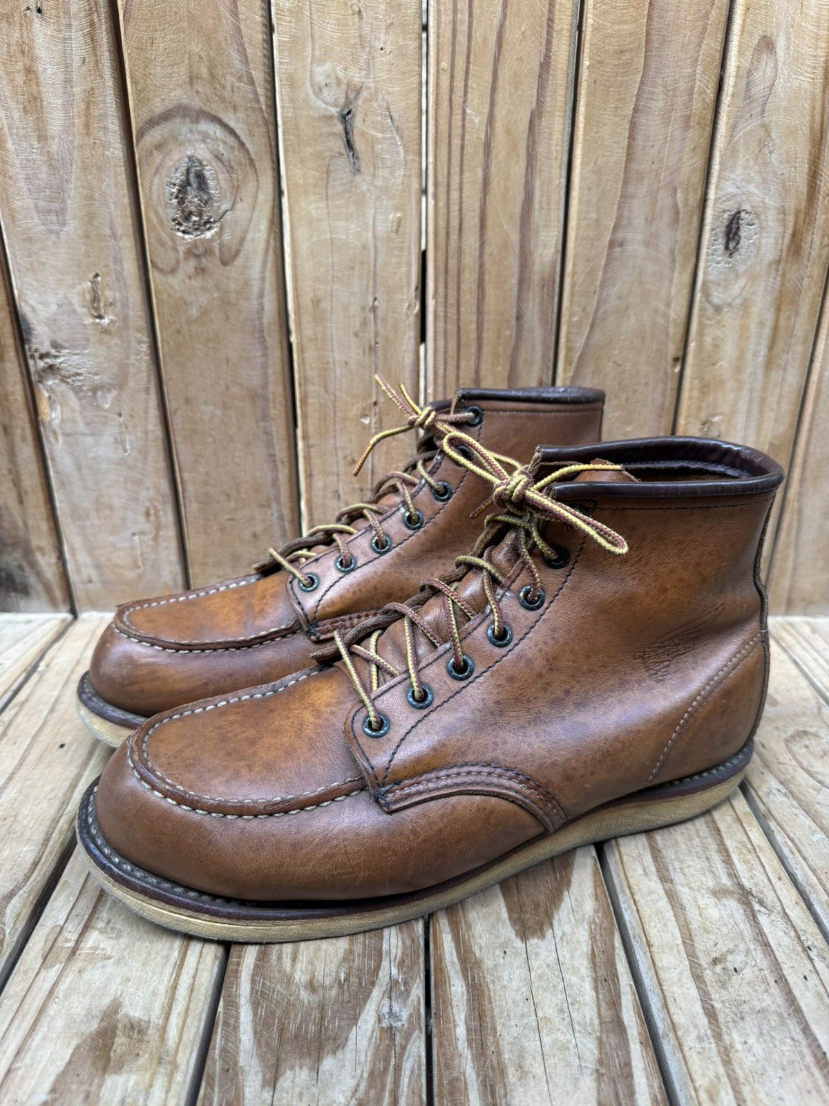Red Wing Red wing 875 brown Moc Toe Leather boots sz UK 8 US 9 E Size US 9 / EU 42 - 10 Thumbnail