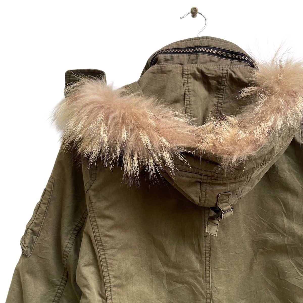 If Six Was Nine × Japanese Brand × Le Grande Bleu (L.G.B.) Japanese Brand Rupert Fur Coat Parka Fishtail Size M / US 6-8 / IT 42-44 - 7 Thumbnail
