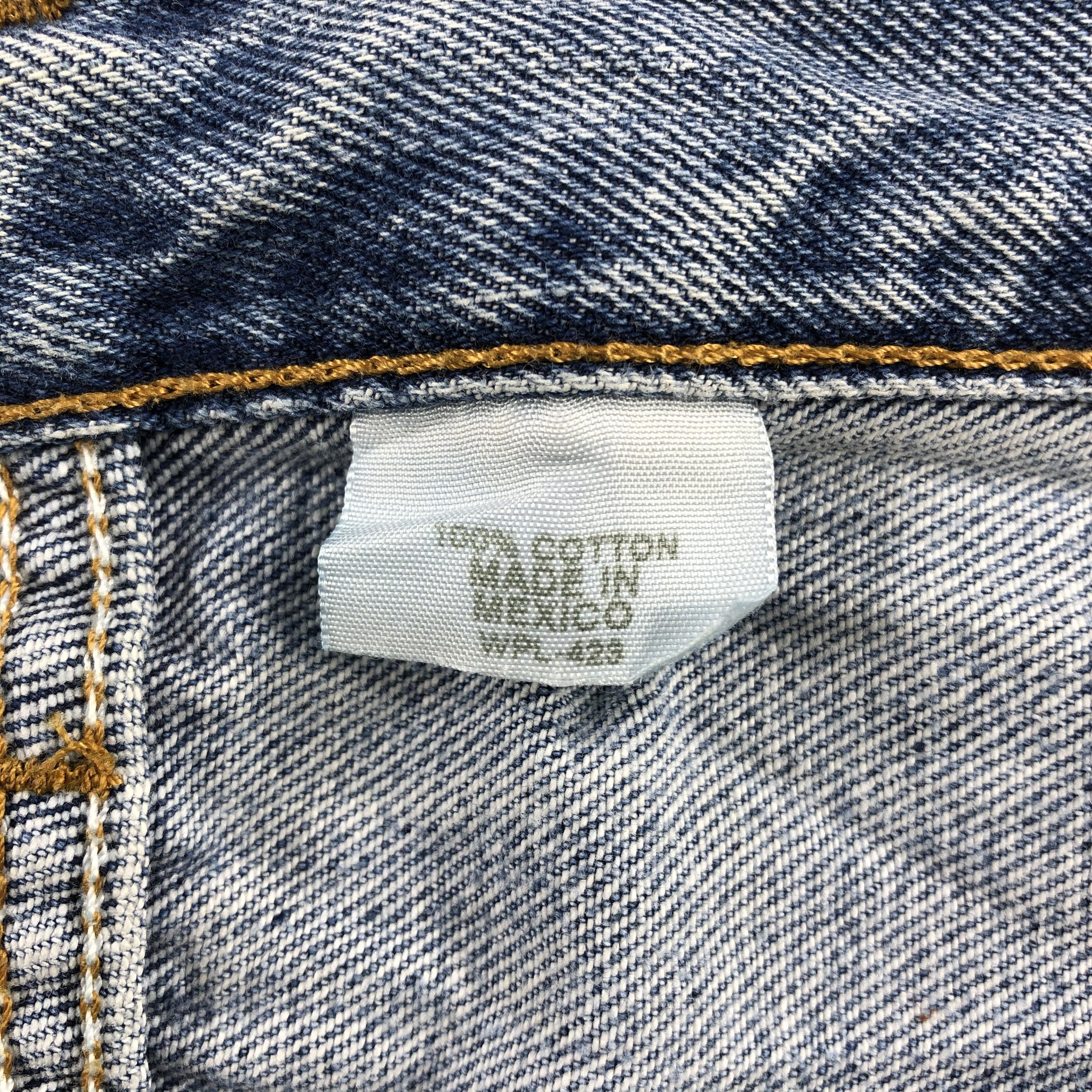 Levi's Vintage Blue Wash Levis 501 Jeans-J2029 Size US 32 / EU 48 - 13 Thumbnail