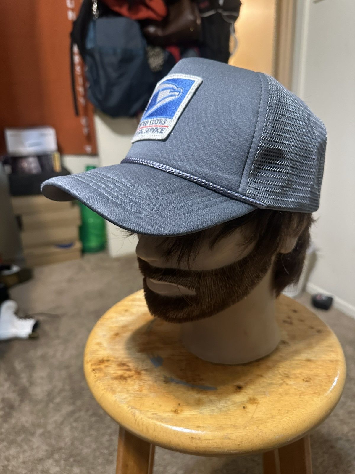 Anti Social Social Club × Vintage Vintage USPS Mailman “cool grey” hat 00s Size ONE SIZE - 6 Thumbnail