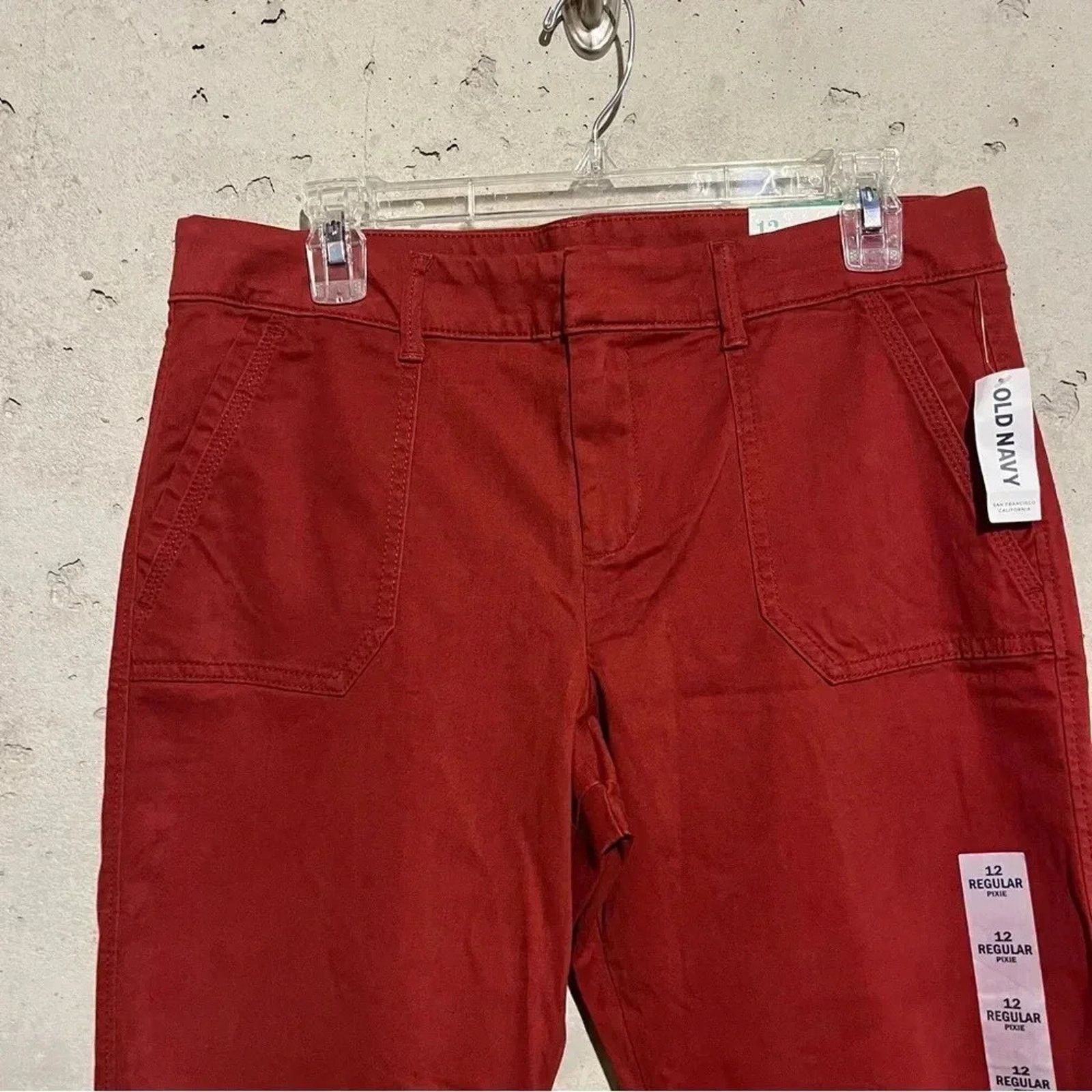 Old Navy NWT Old Navy Women's Pixie Ankle Length Chino Pants Sz 12 Size 34" / US 12 / IT 48 - 9 Thumbnail