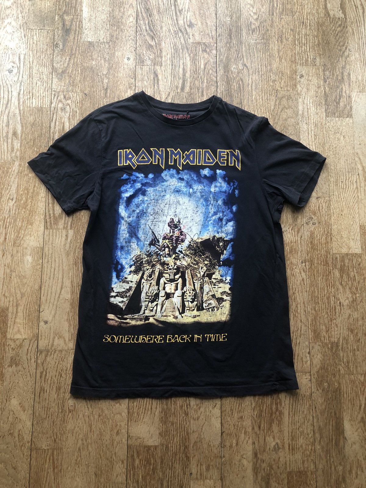 Band Tees × Iron Maiden IRON MAIDEN SOMEWHERE BACK IN TIME ROCK TOUR TEE SHIRT Size US M / EU 48-50 / 2 - 1 Thumbnail