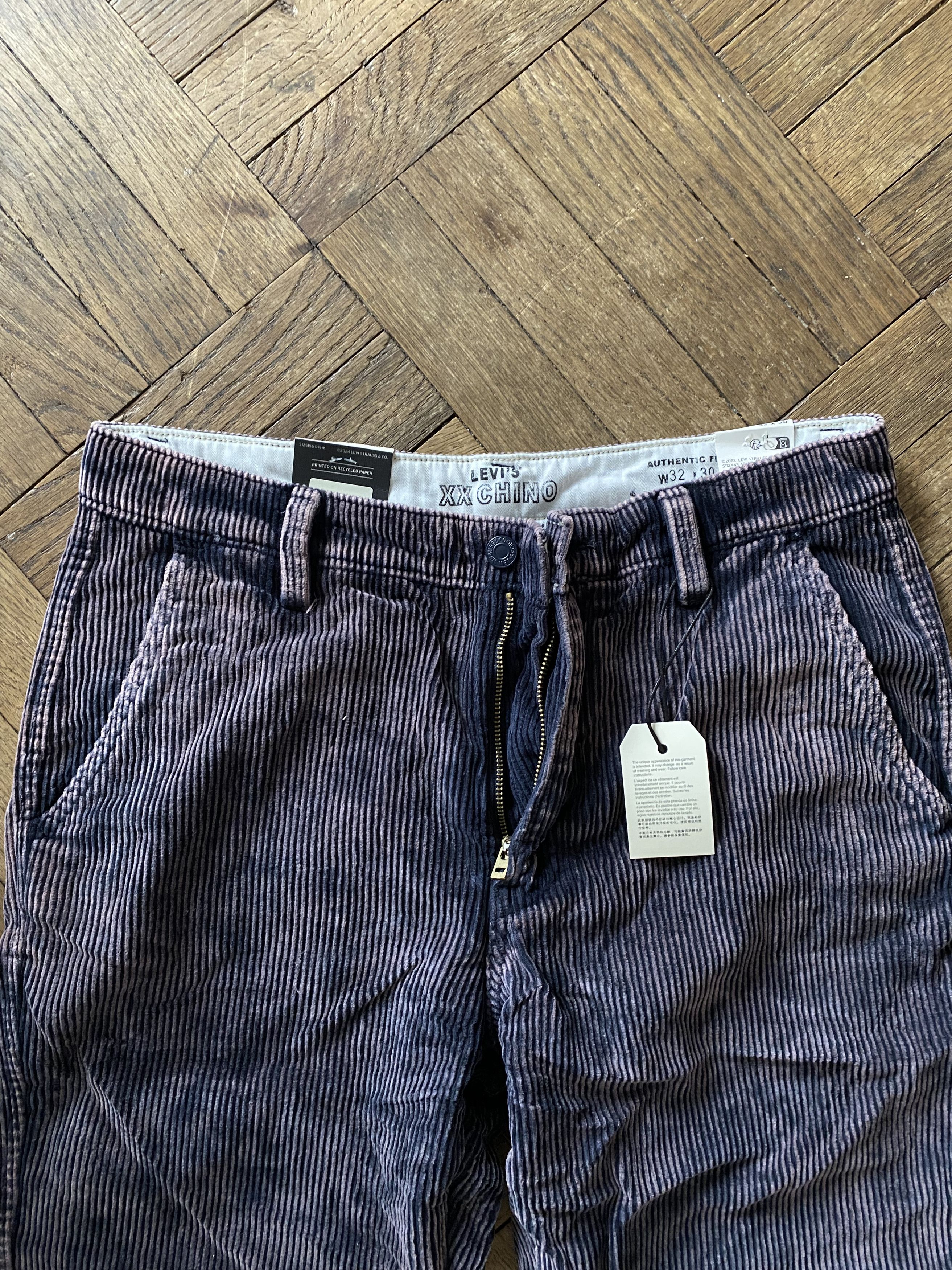 Levi's Levis Purple Corduroy Pant Size US 32 / EU 48 - 2 Thumbnail